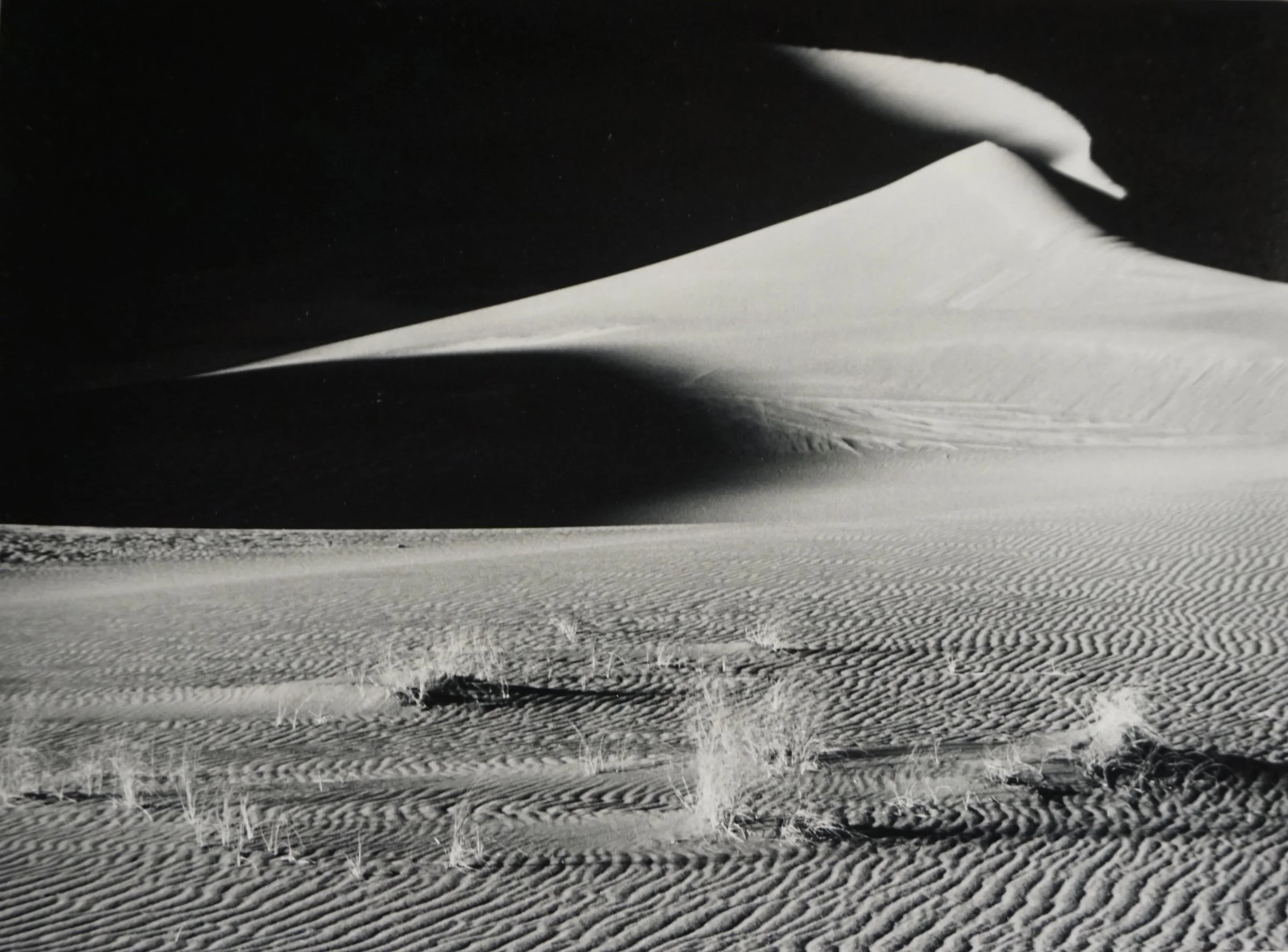 J.D. Marston. "Great Sand Dunes National Park." Gelatin silver print.