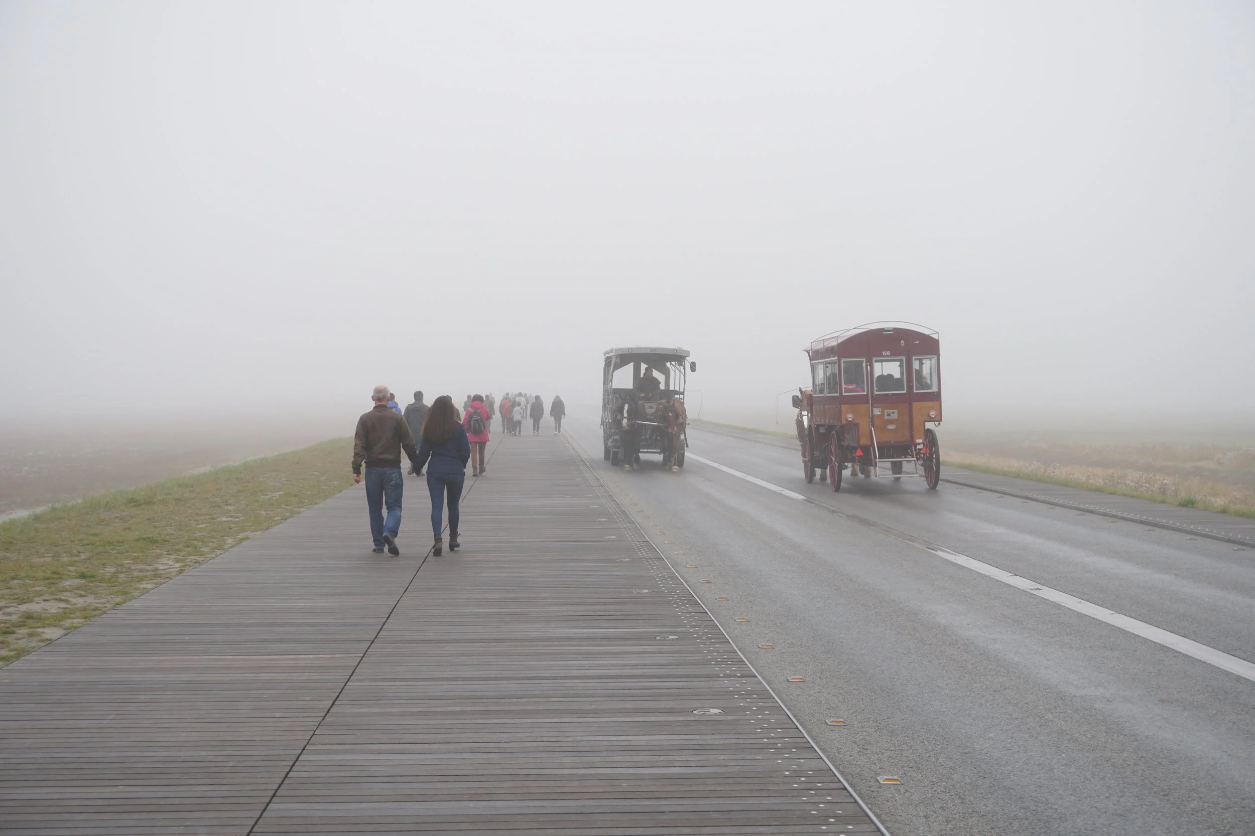 Approach to Mont St Michel