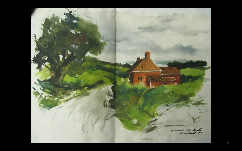   Color note: Outside Chichester, England &nbsp;&nbsp;‘79  