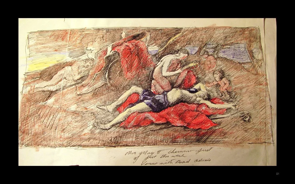   Mon May 8 - Chemmo - first of five this week    Venus with Dead Adonis  