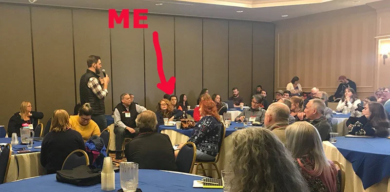 Picture of a marketing session stolen from the conference website. Thanks guys!