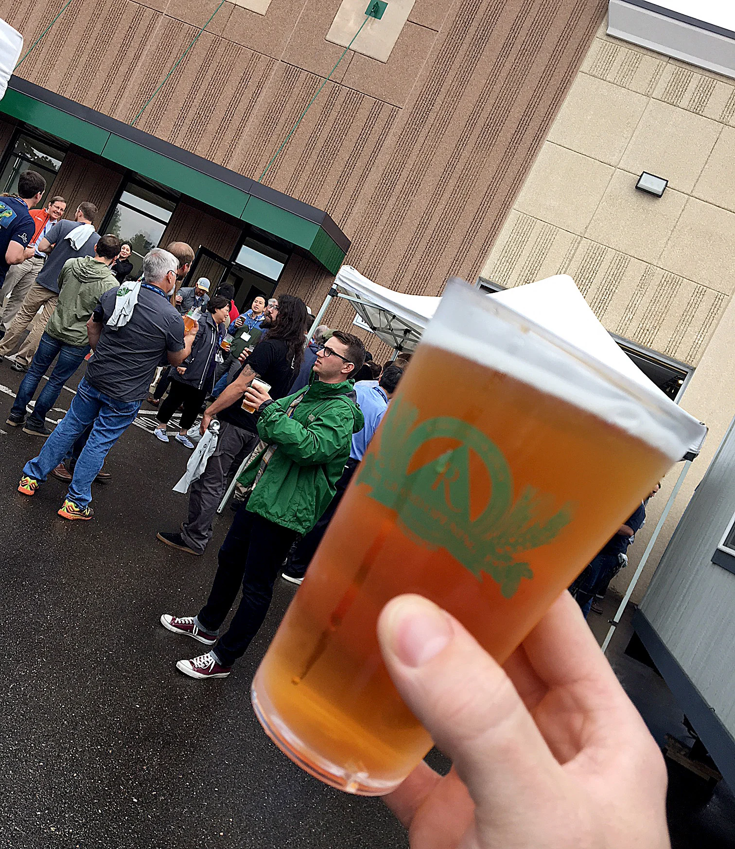 Rahr Malting in Shakopee, Minn. Is the largest single-site Malthouse in the world! The world!!! And of course, beer was provided.