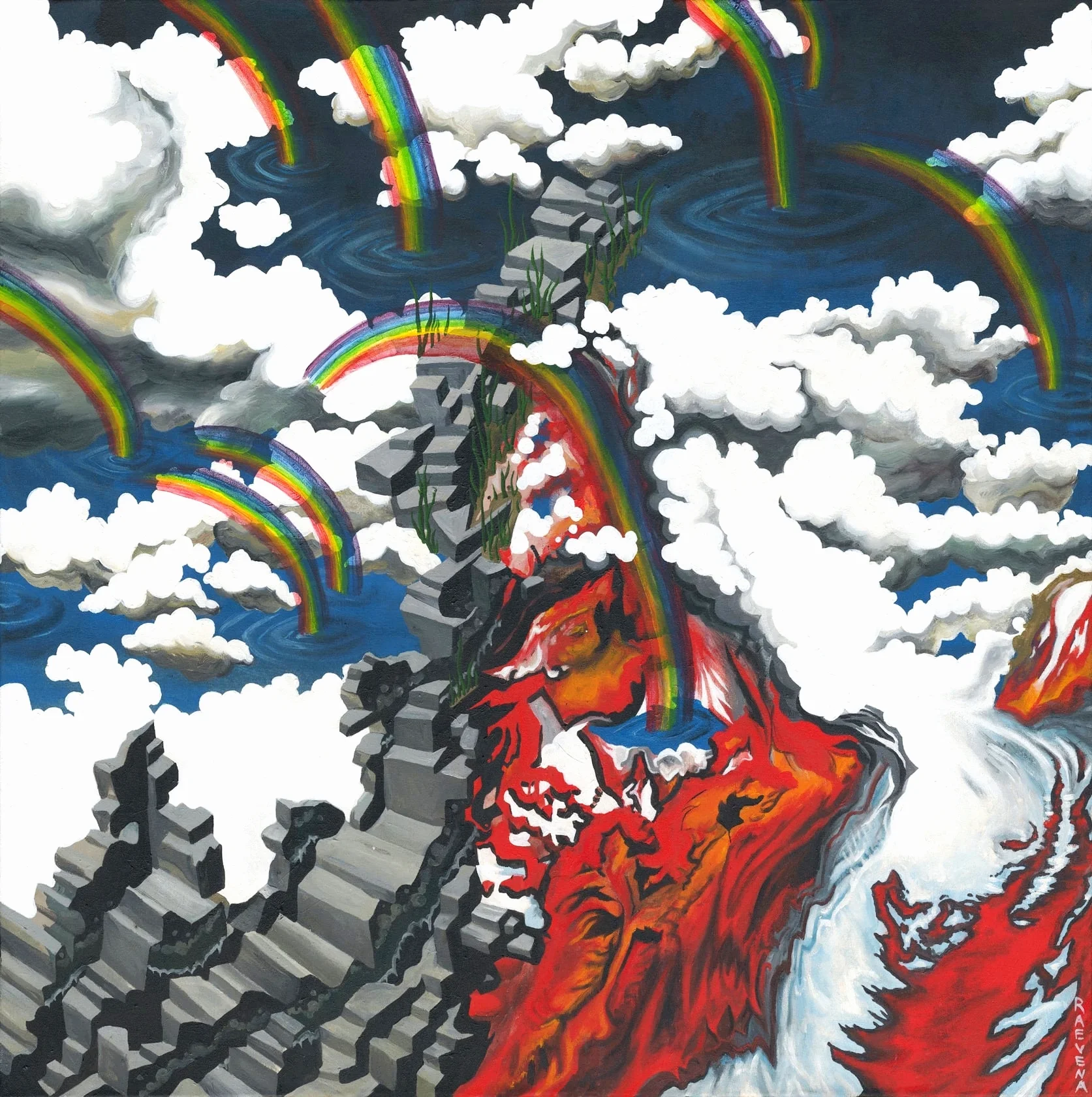 Rainbows vs the elements