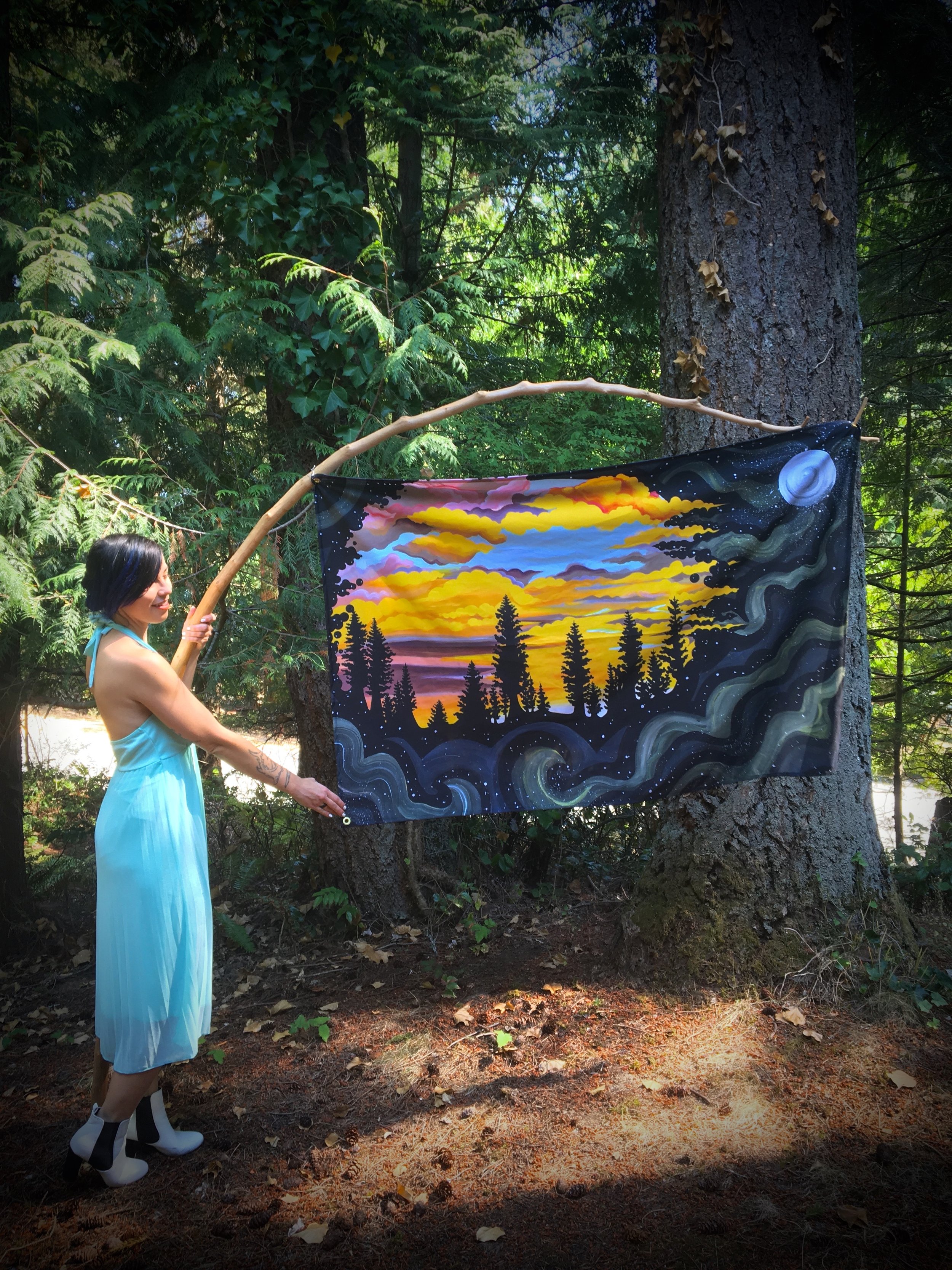 Tapestry,  "Moonlight sunrise"