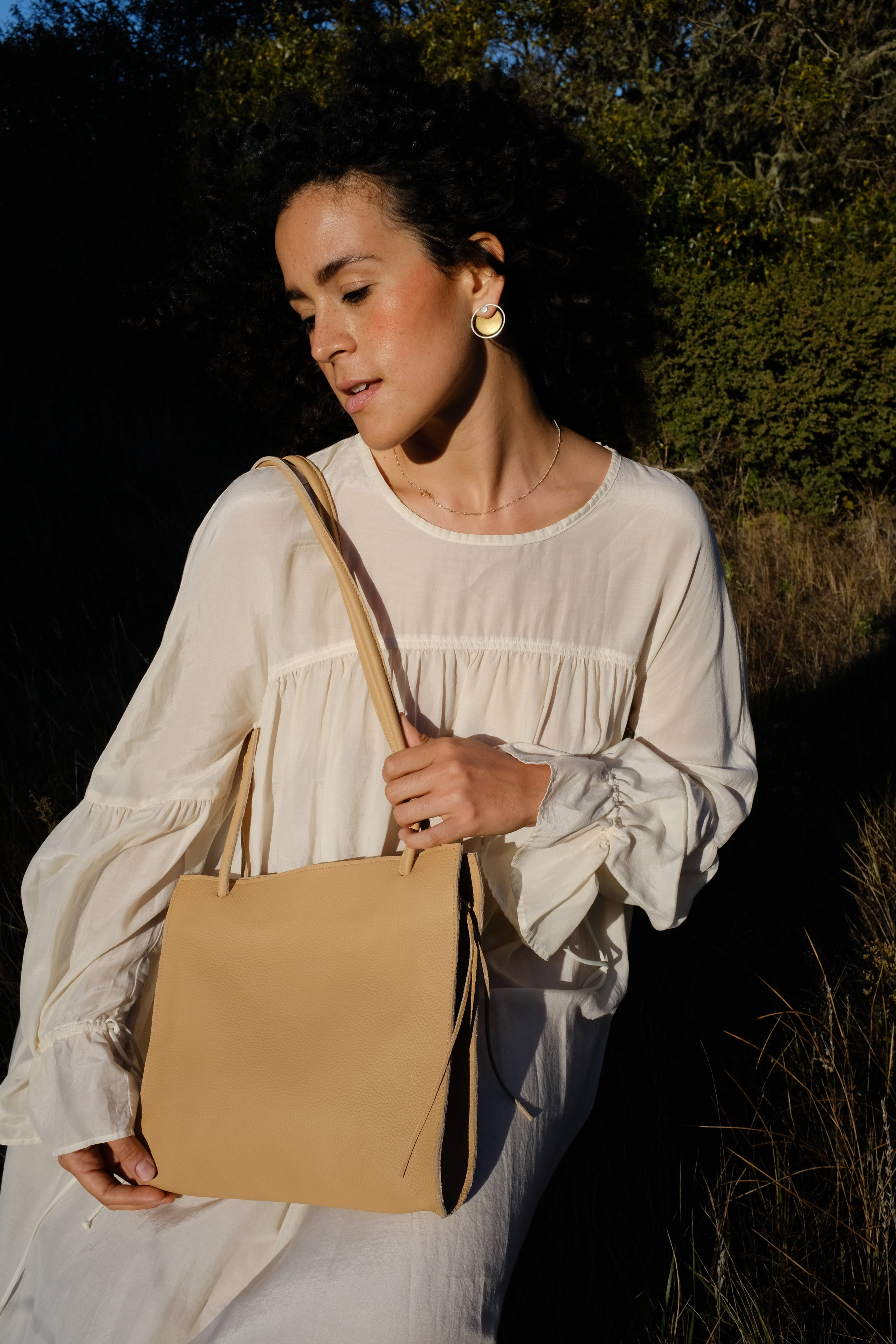 minimalist soft leather purse