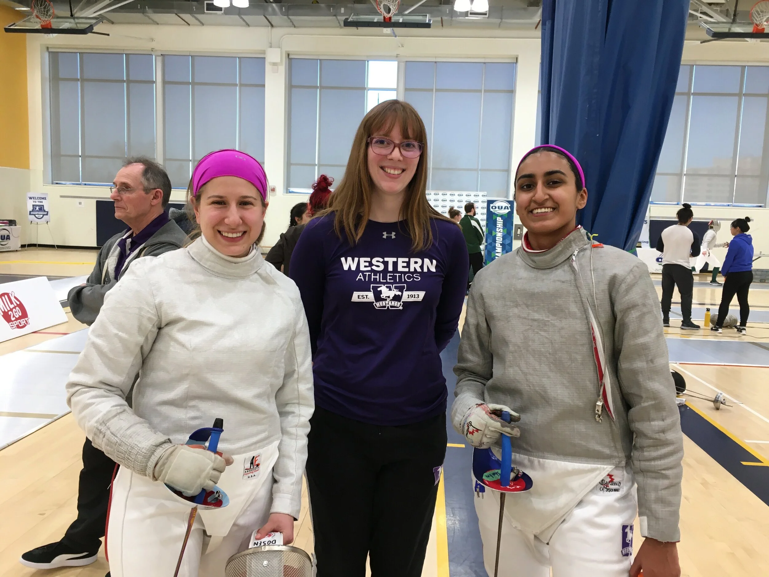  From L-R, Kristin Dosen, Victoria Edwards, Shalini Perugu 