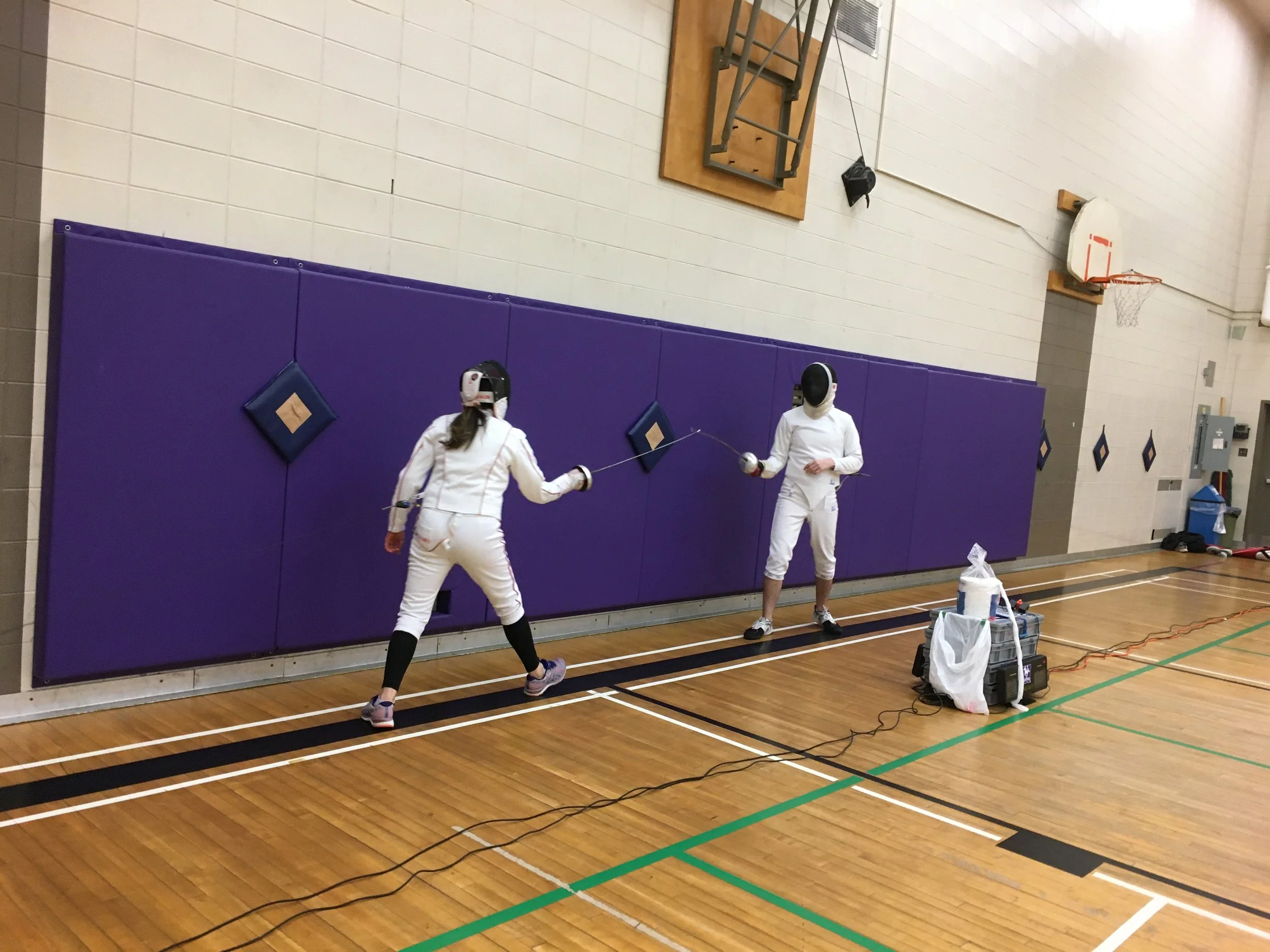 Jennifer and Matei with lots of wipes.JPG