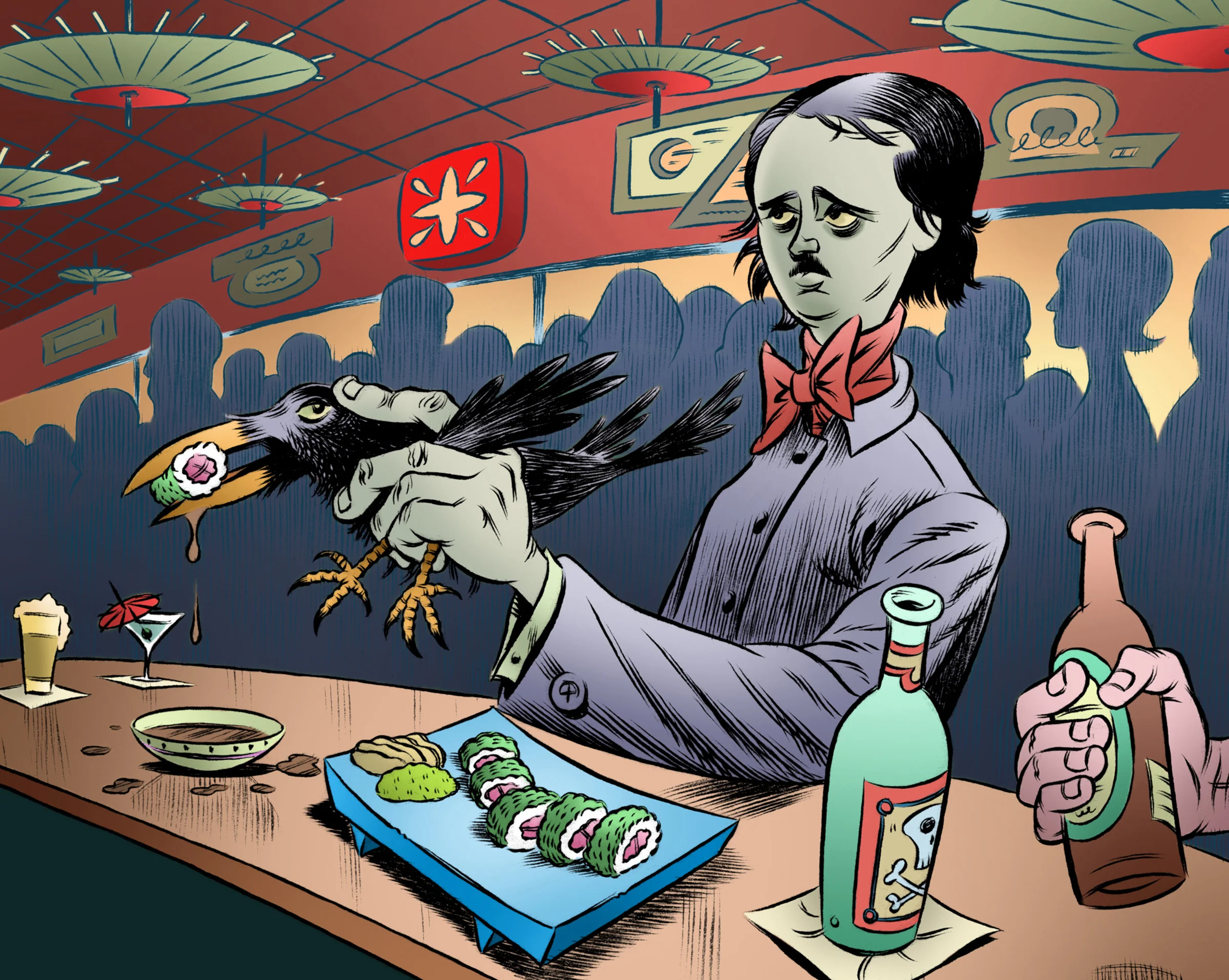 Sushi with Poe