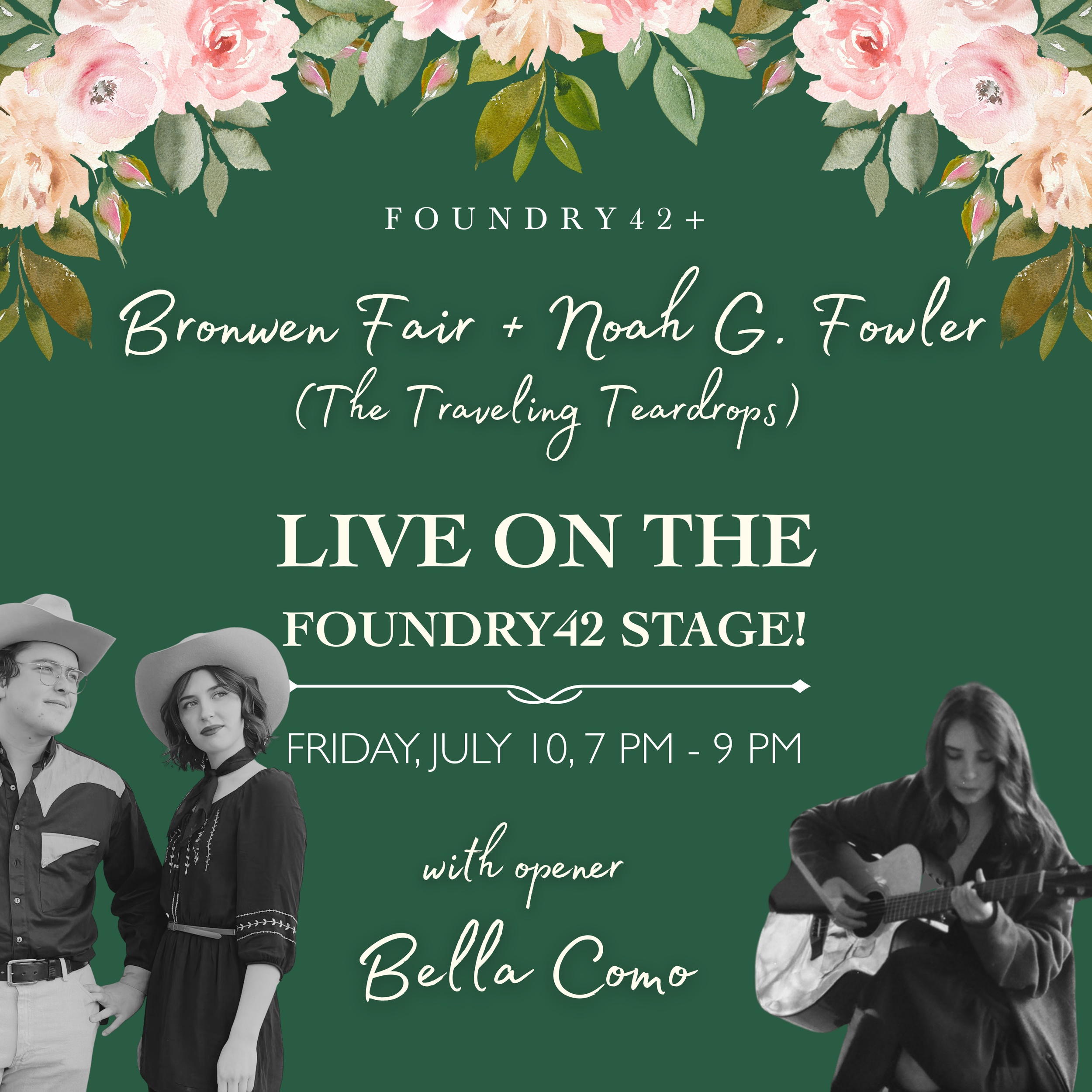Bronwen Fair &amp; Noah G. Fowler (The Traveling Teardrops) LIVE