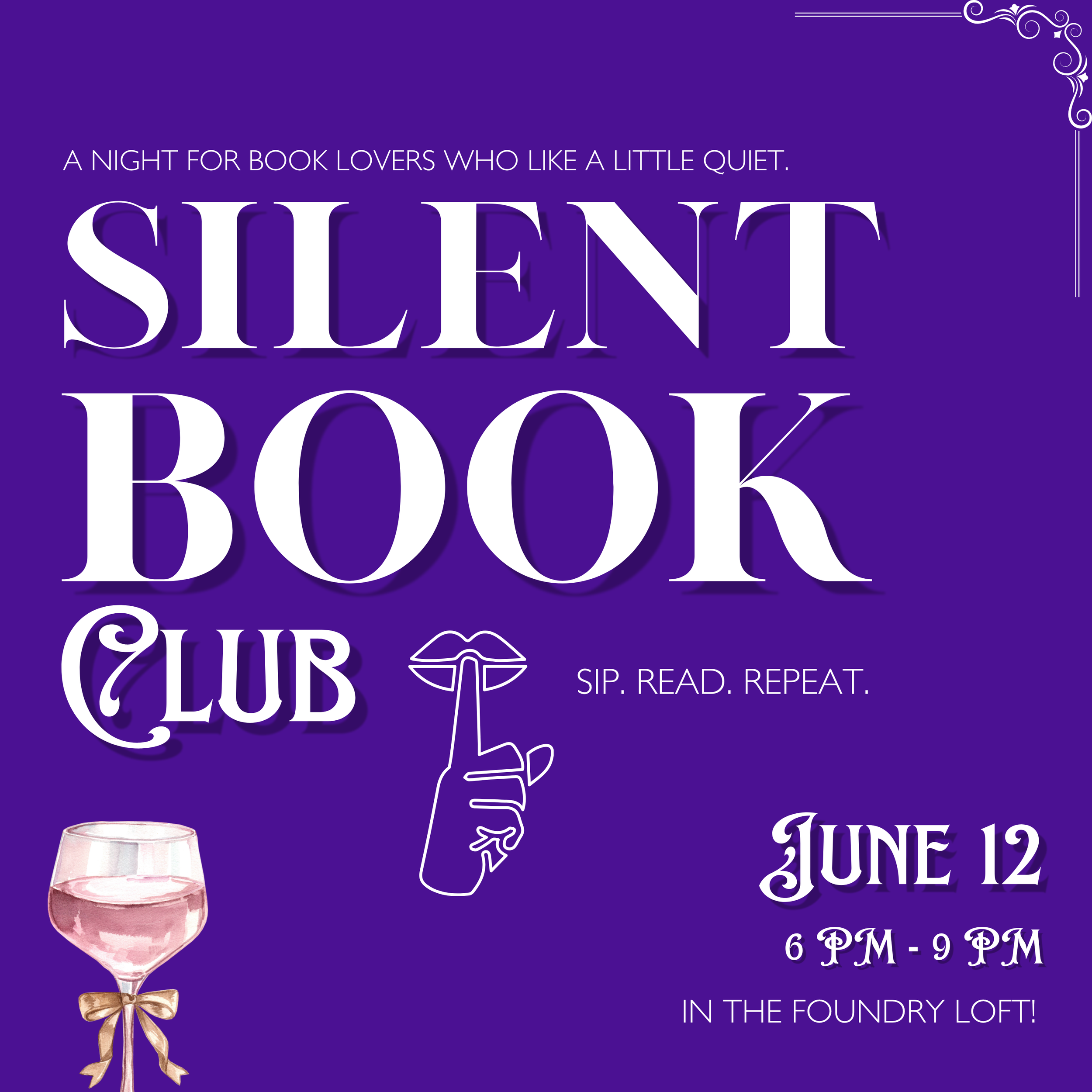 June 12 Silent Book Club