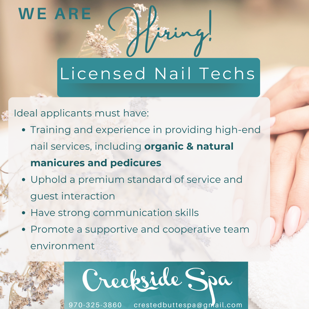 ILash aesthetics - 💖 NAIL TECH WANTED 💖 We are looking for talented and  trustworthy nail technician to join our team on a self employed basis! With  reasonable rates, and free unlimited