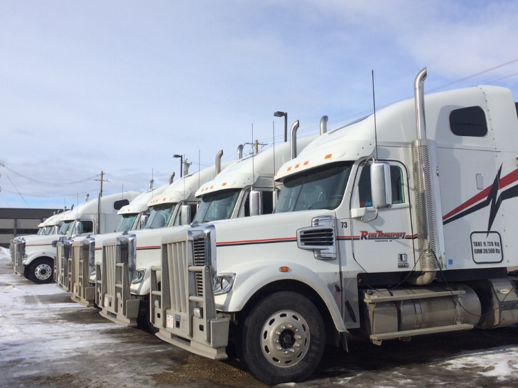  Some of our trucks in 2016. 