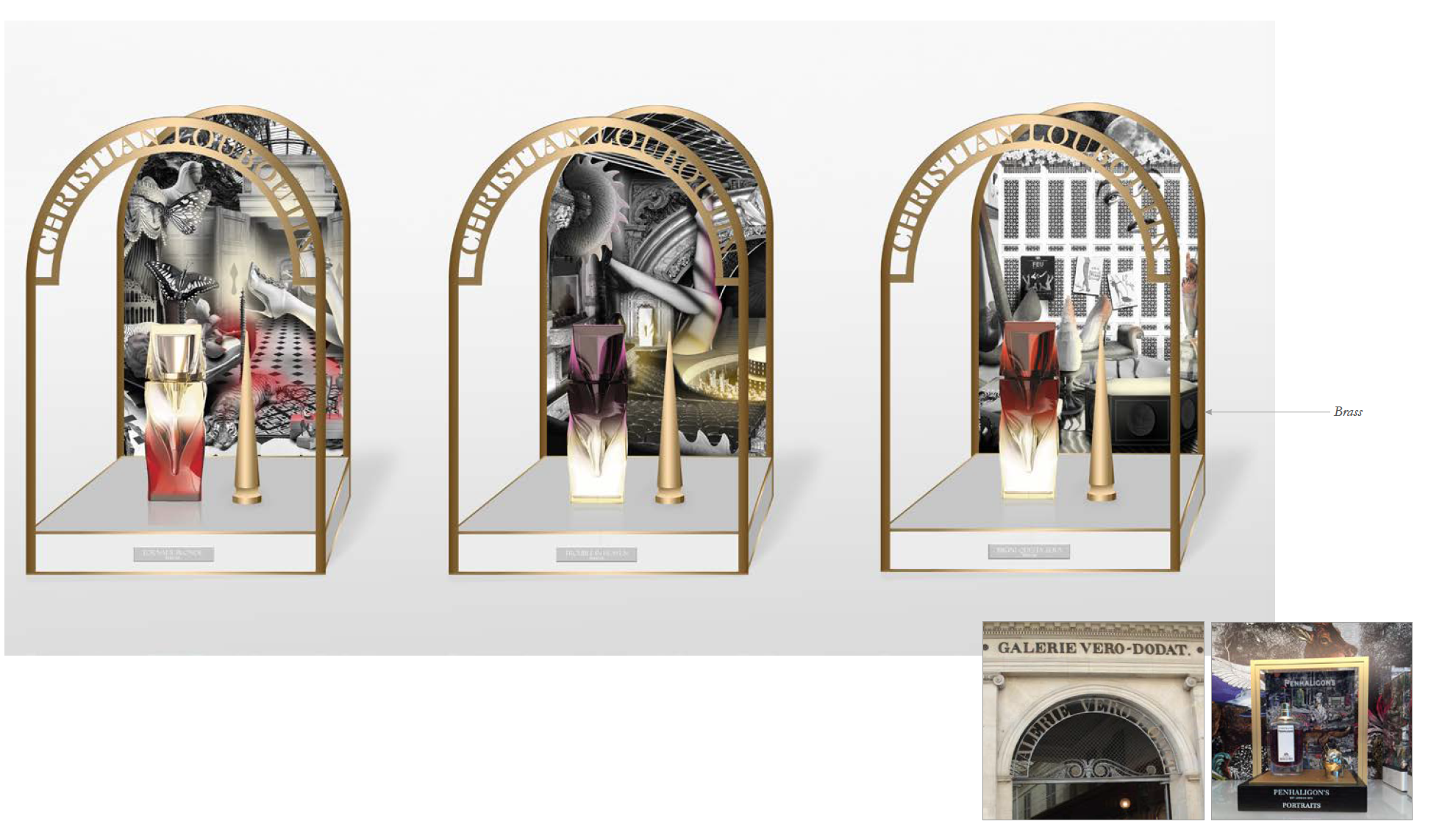 arches with collages