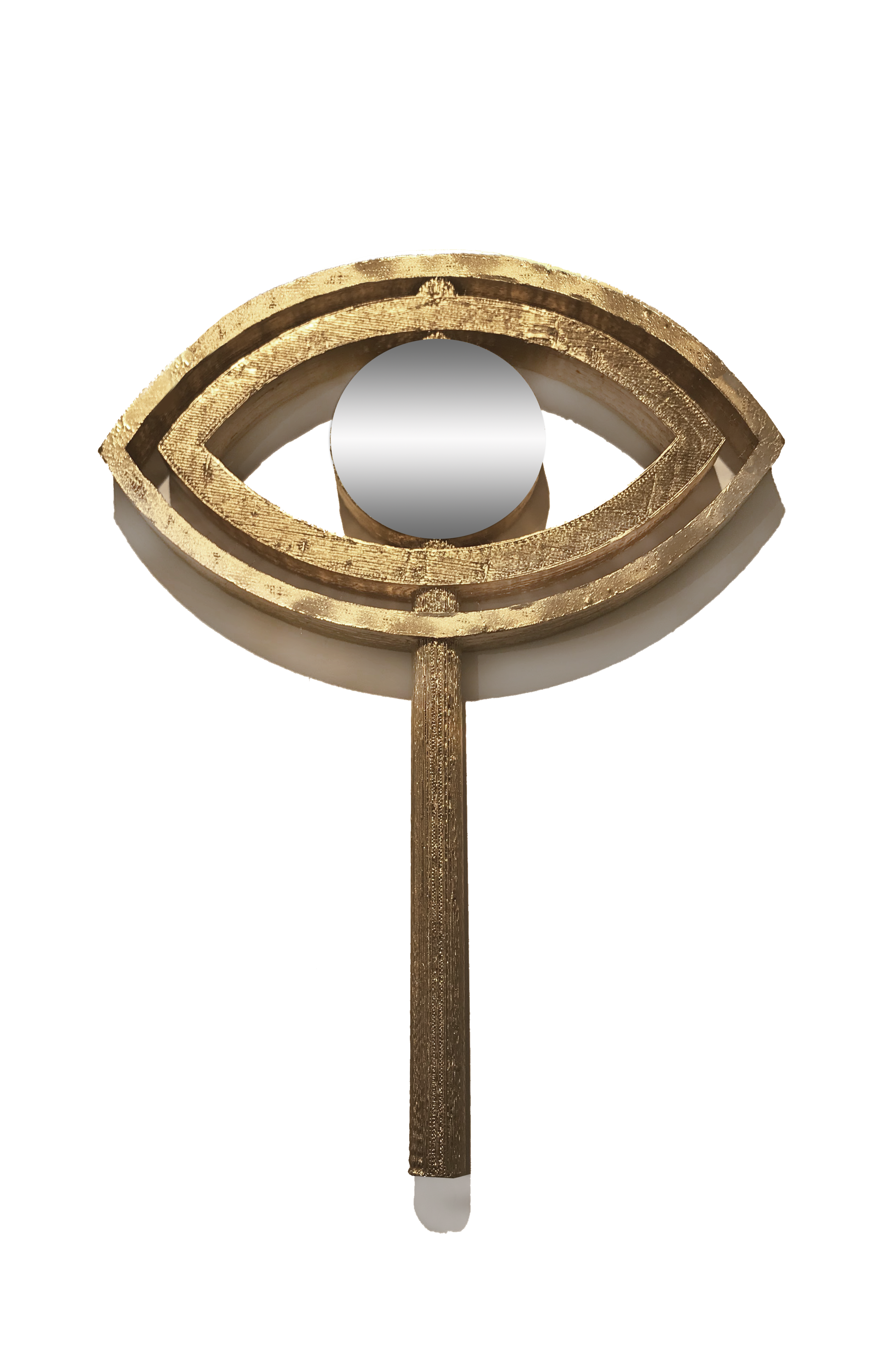  The removable centerpiece was designed to be a handmirror 