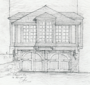 Luther Paul Weber Heavy Timber Tudor Sketch 2