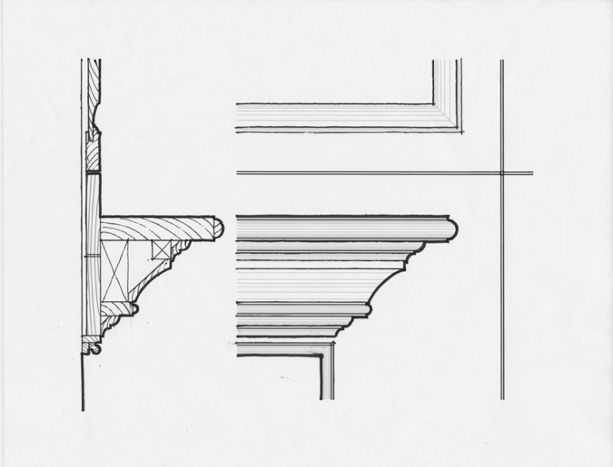 Luther Paul Weber Elegant Interior Sketch 1
