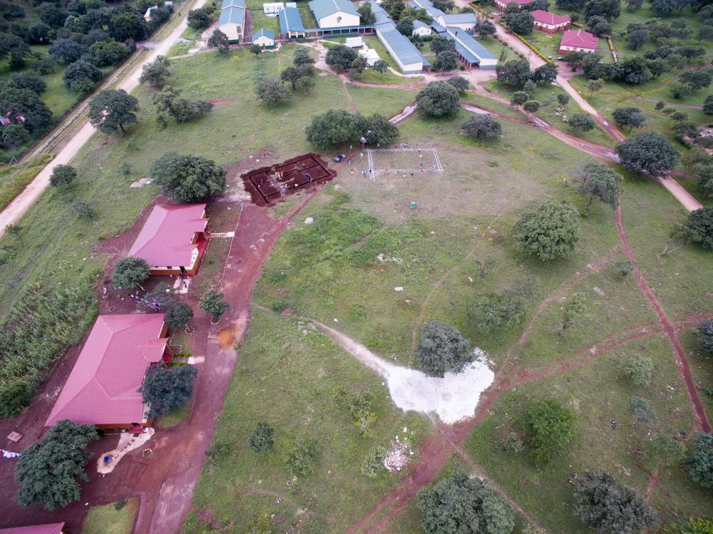 Another view of where Brexton's House will soon stand