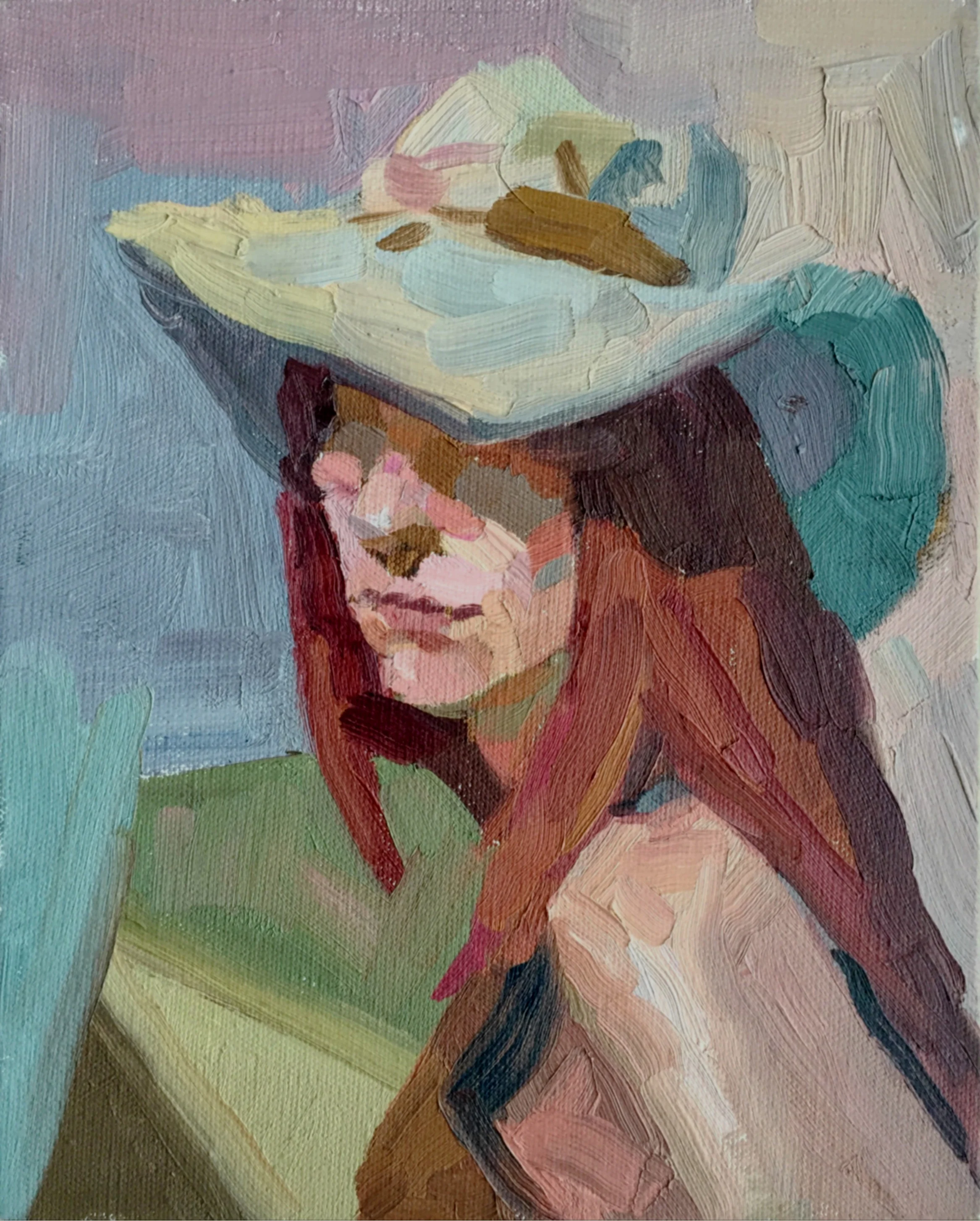 WOMAN IN HAT