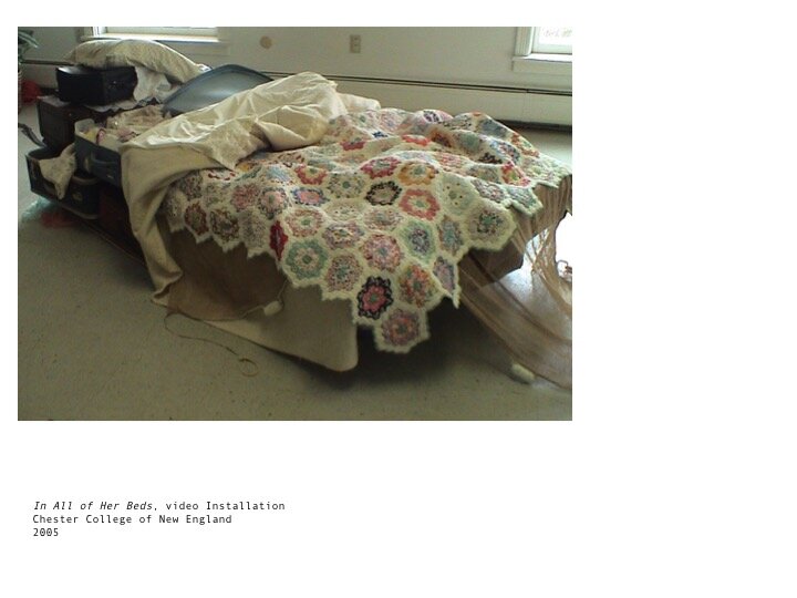 Installation shot: In All of Her Beds, 2005