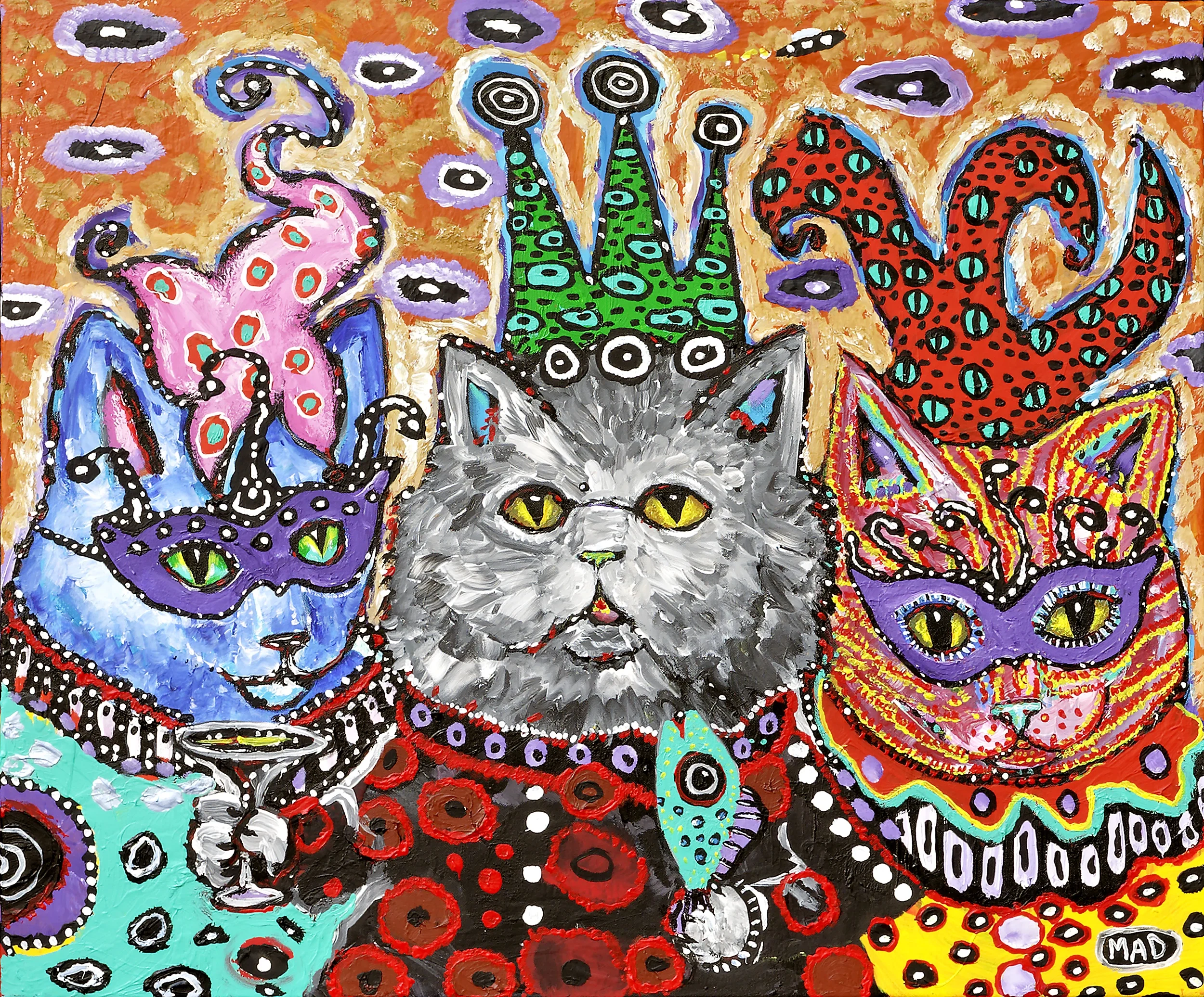 MAD Cat Mardi Gras