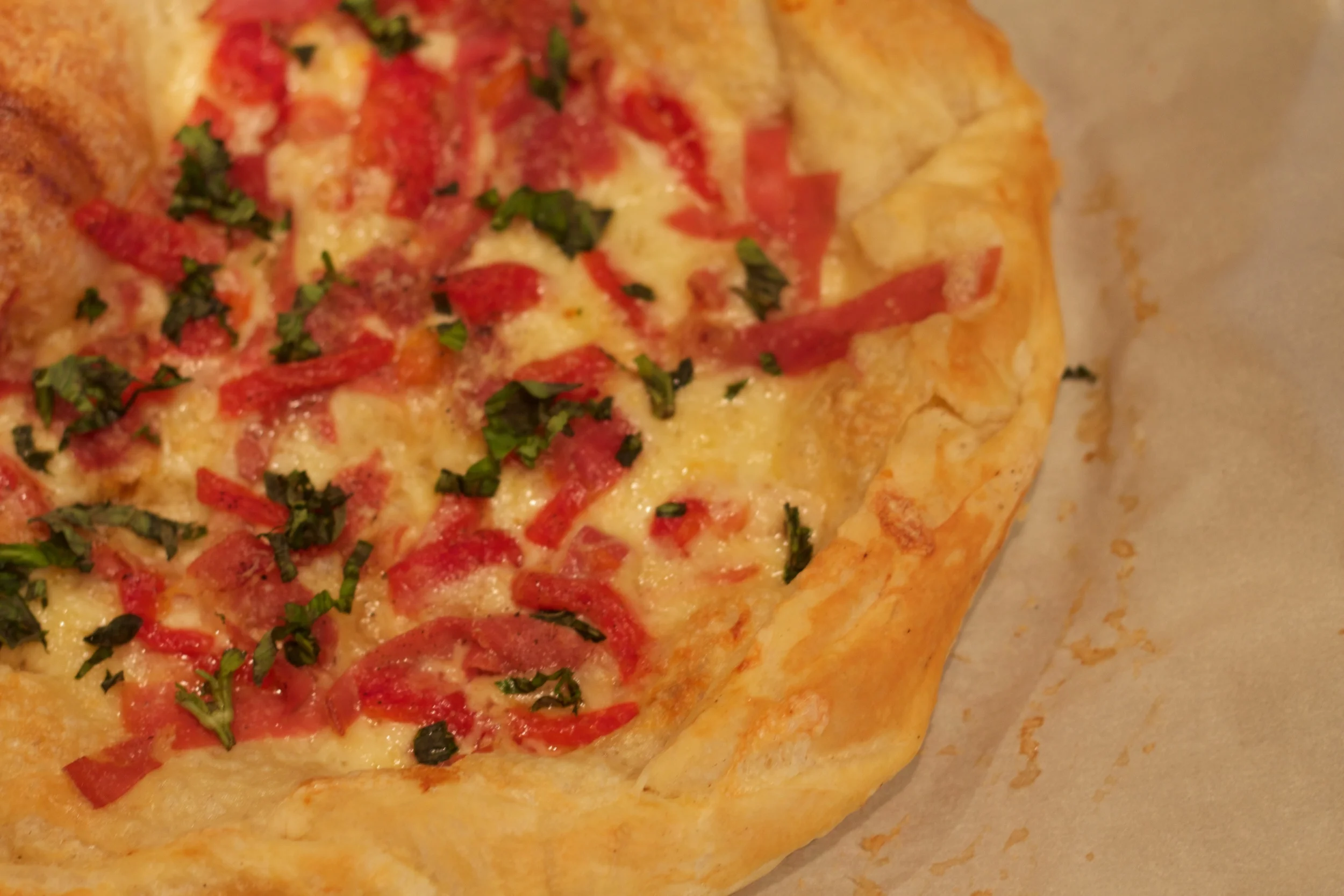 Crostada with Fontina & Prosciutto