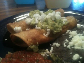 Flautas [with shredded beef]