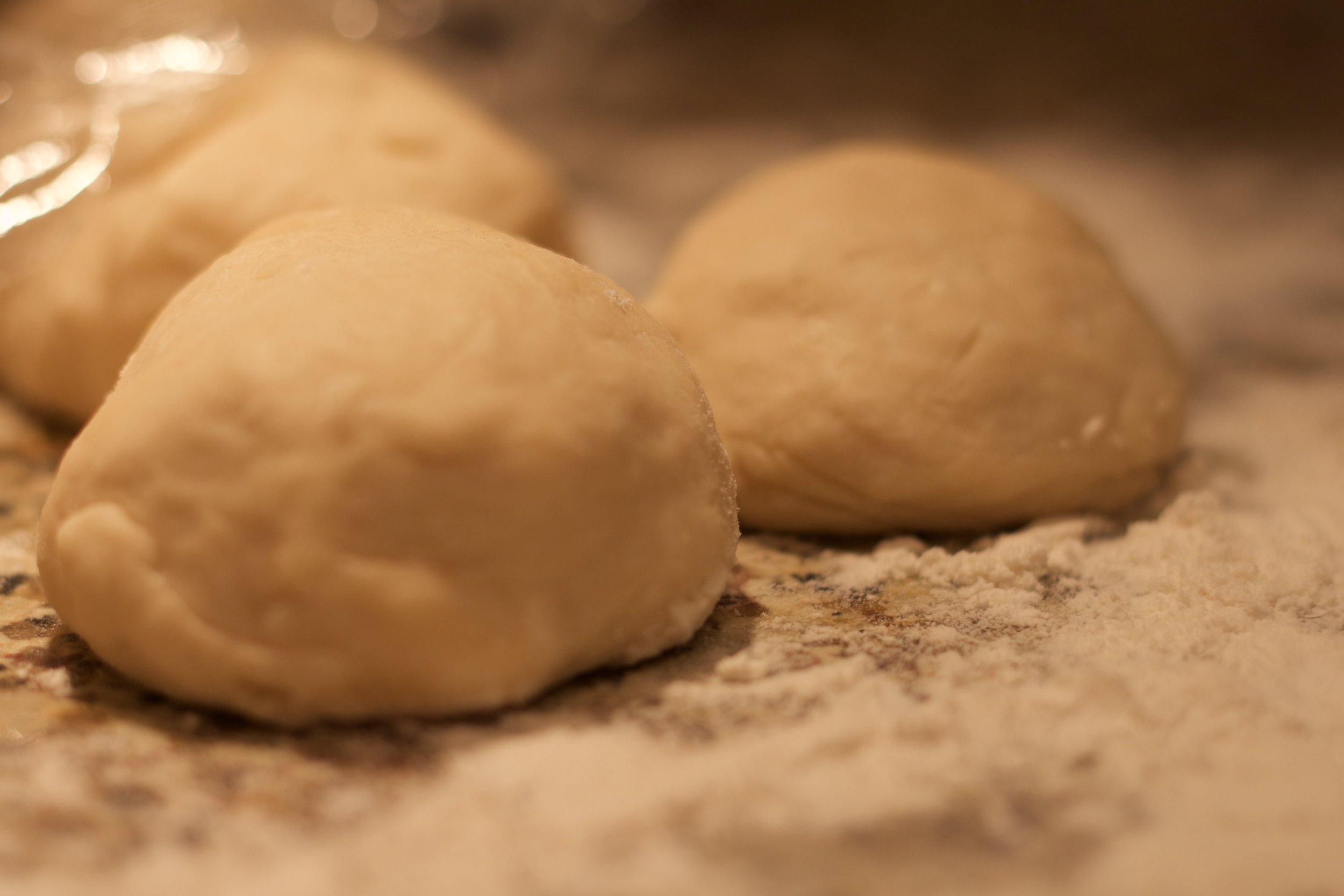  If your dough rests long enough, it will be relaxed &amp; not tense &amp; bouncing back as you roll it out. 
