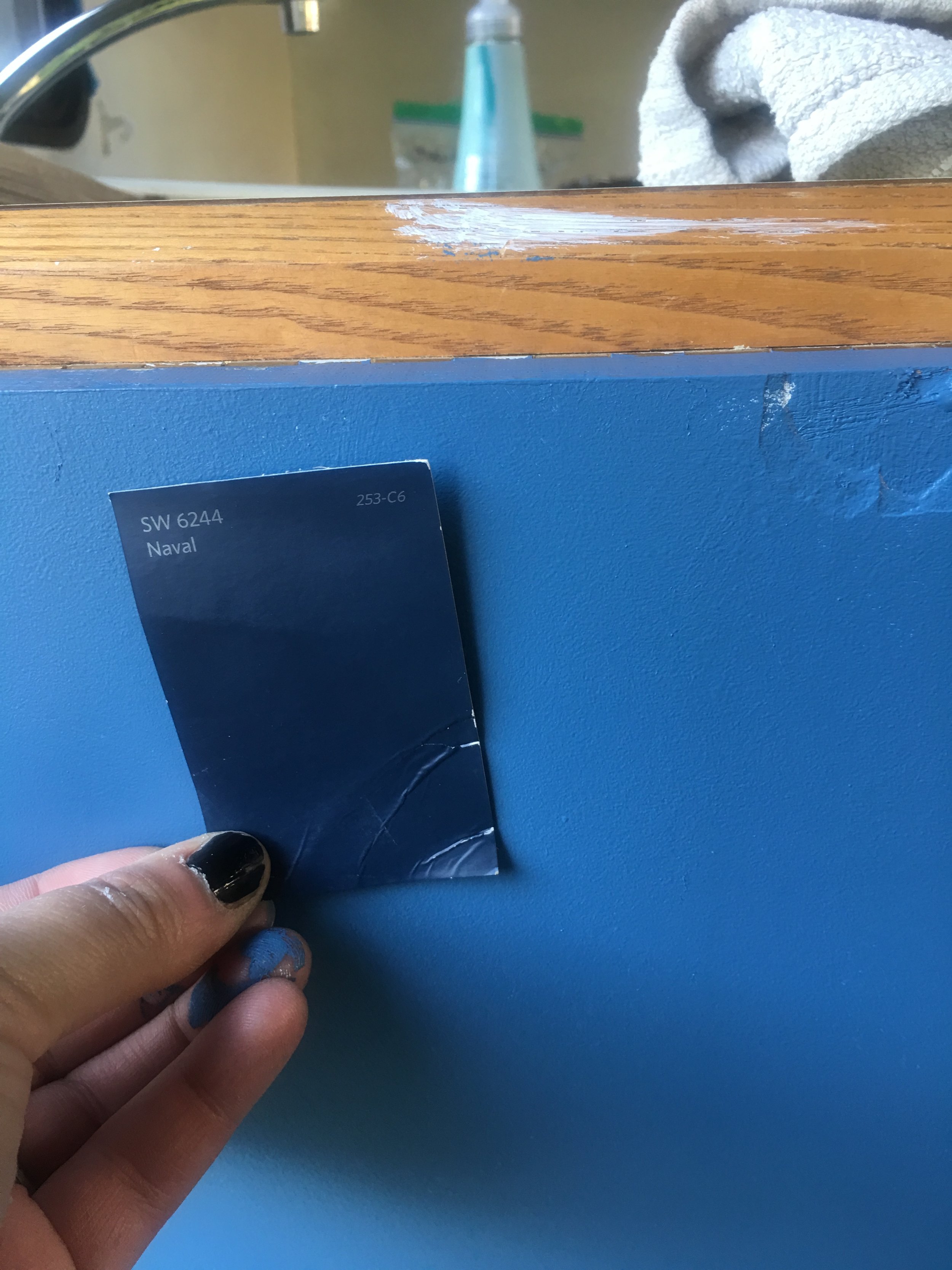 First round of paint at Lowes was an EPIC FAIL. 