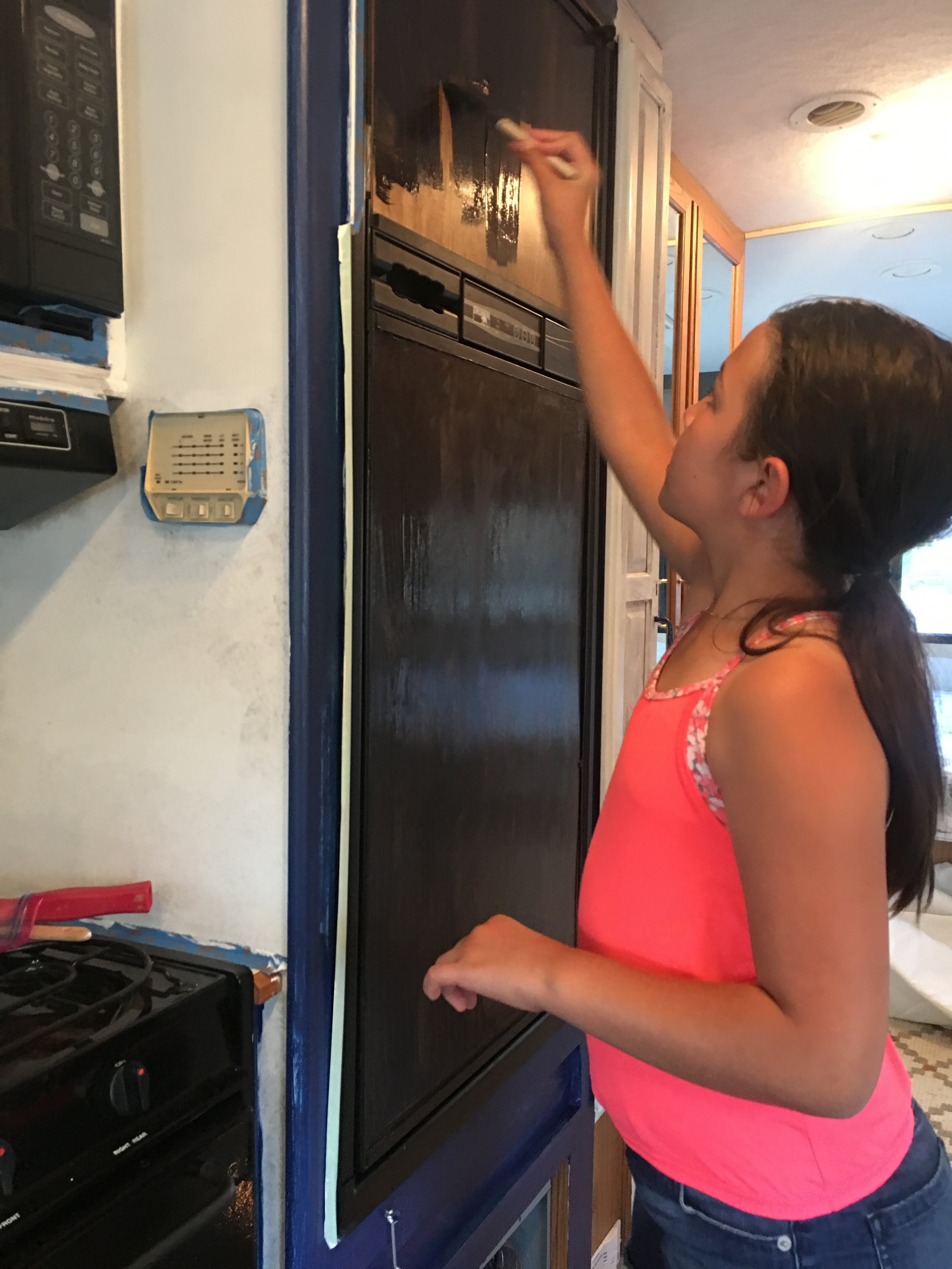 Gotta have a chalkboard fridge! 