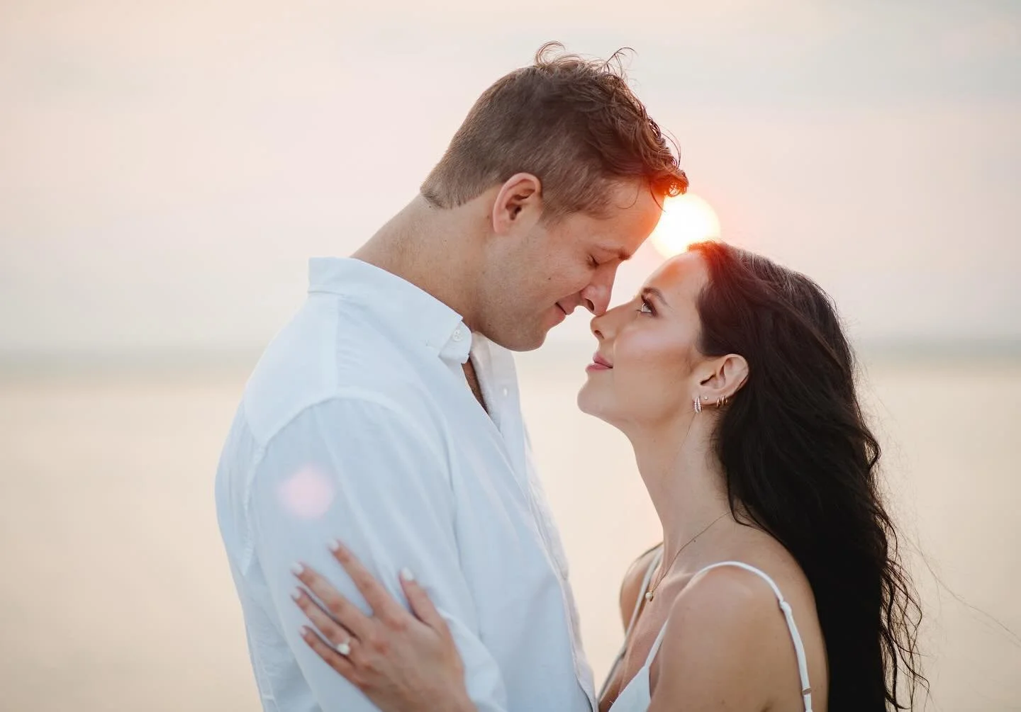 Nikki + Mike soaking up the final days of summer in Sea Isle 🌊 ☀️ 

Shot for @asya_photography_philly 🌸