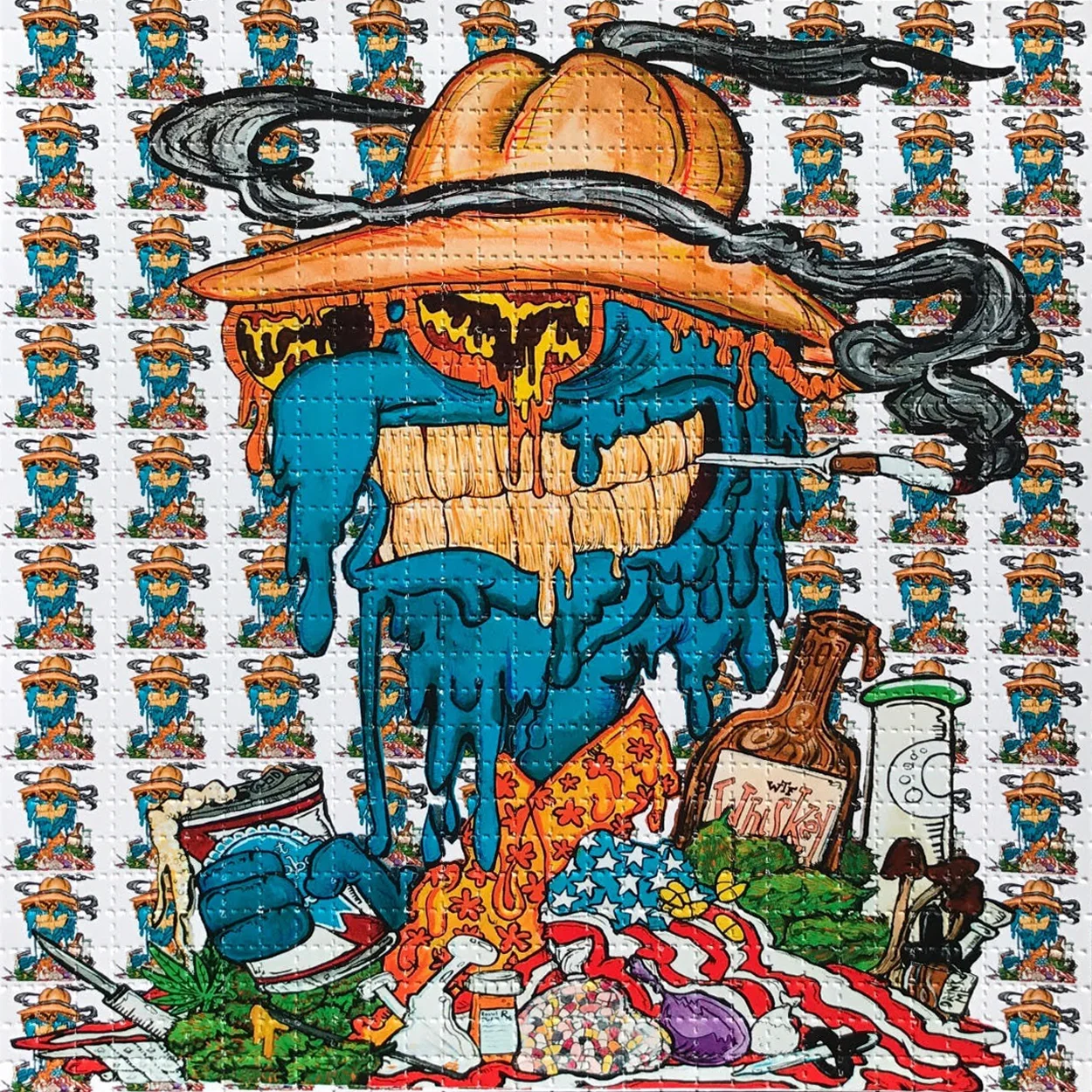 Melted Gonzo Blotter Art