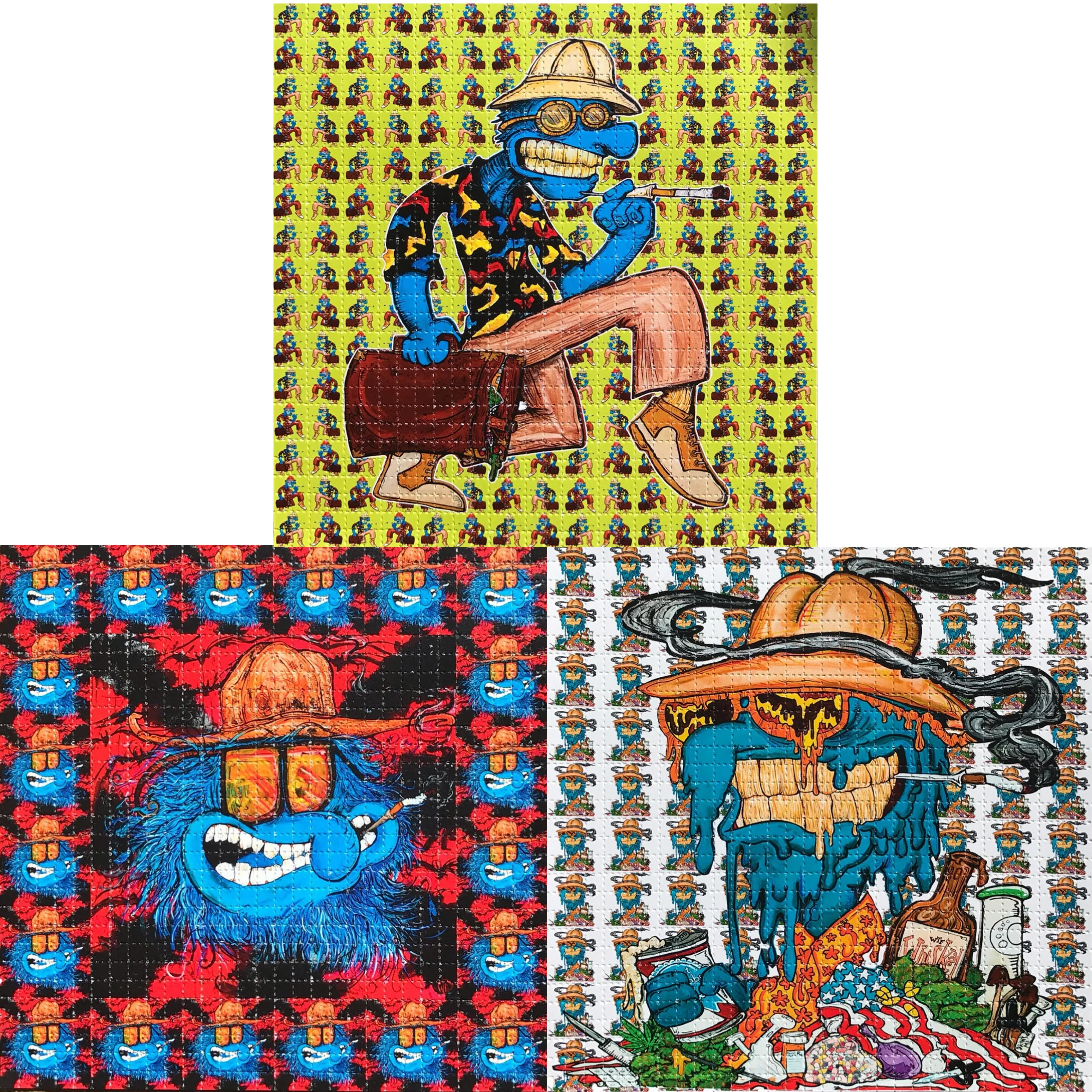 Gonzo Blotter Art 3-Pack