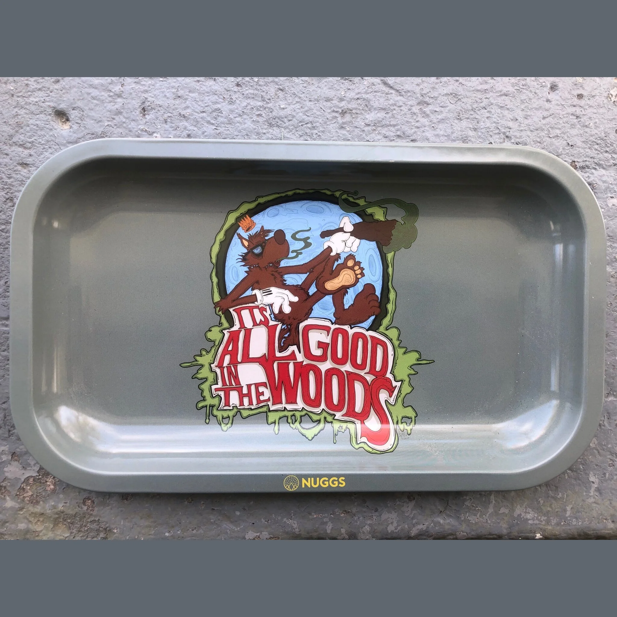 It’s All Good In The Woods Rolling Tray