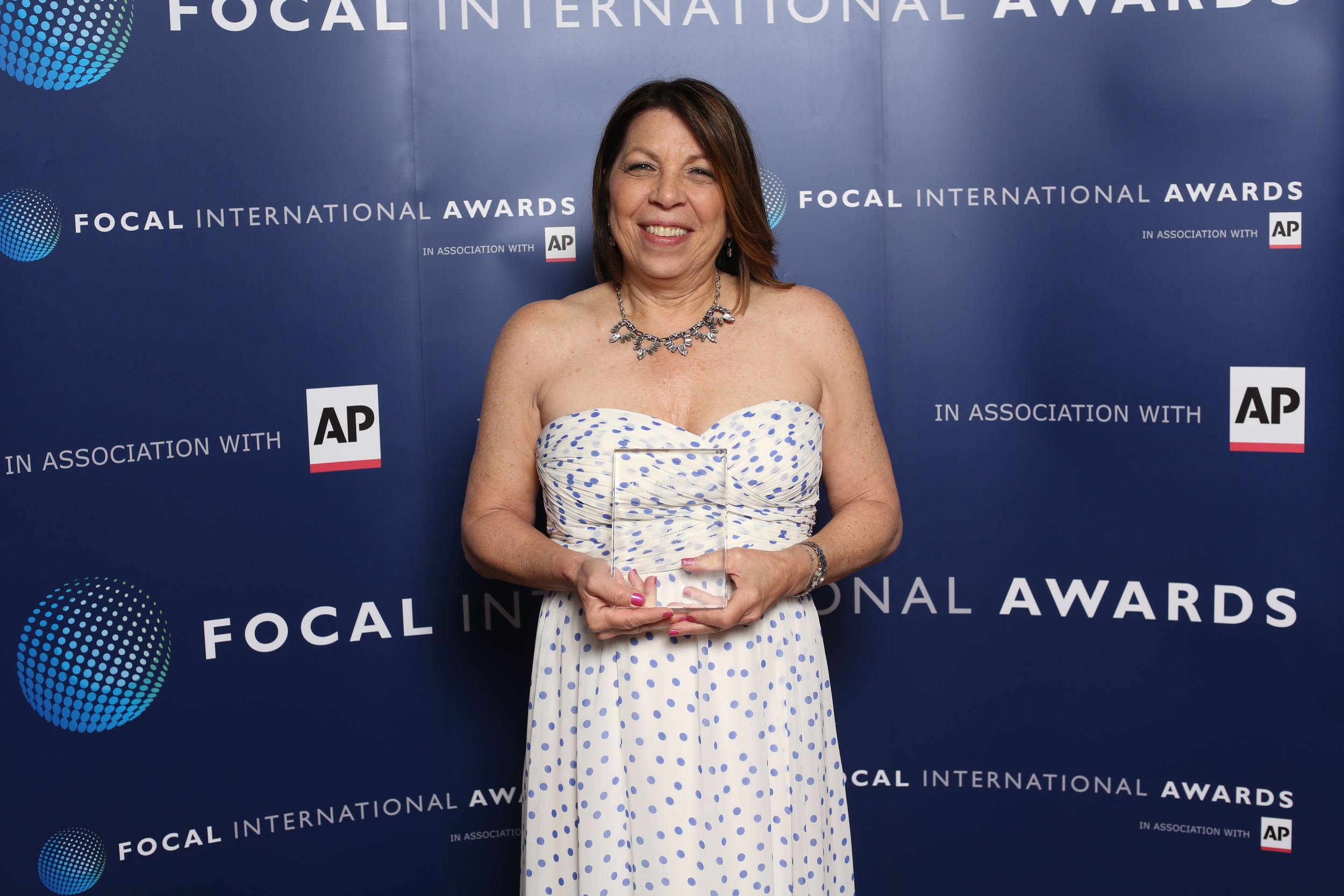  Jessica Berman Bogdan, winner of the Jane Mercer Footage Researcher of the Year Award. 