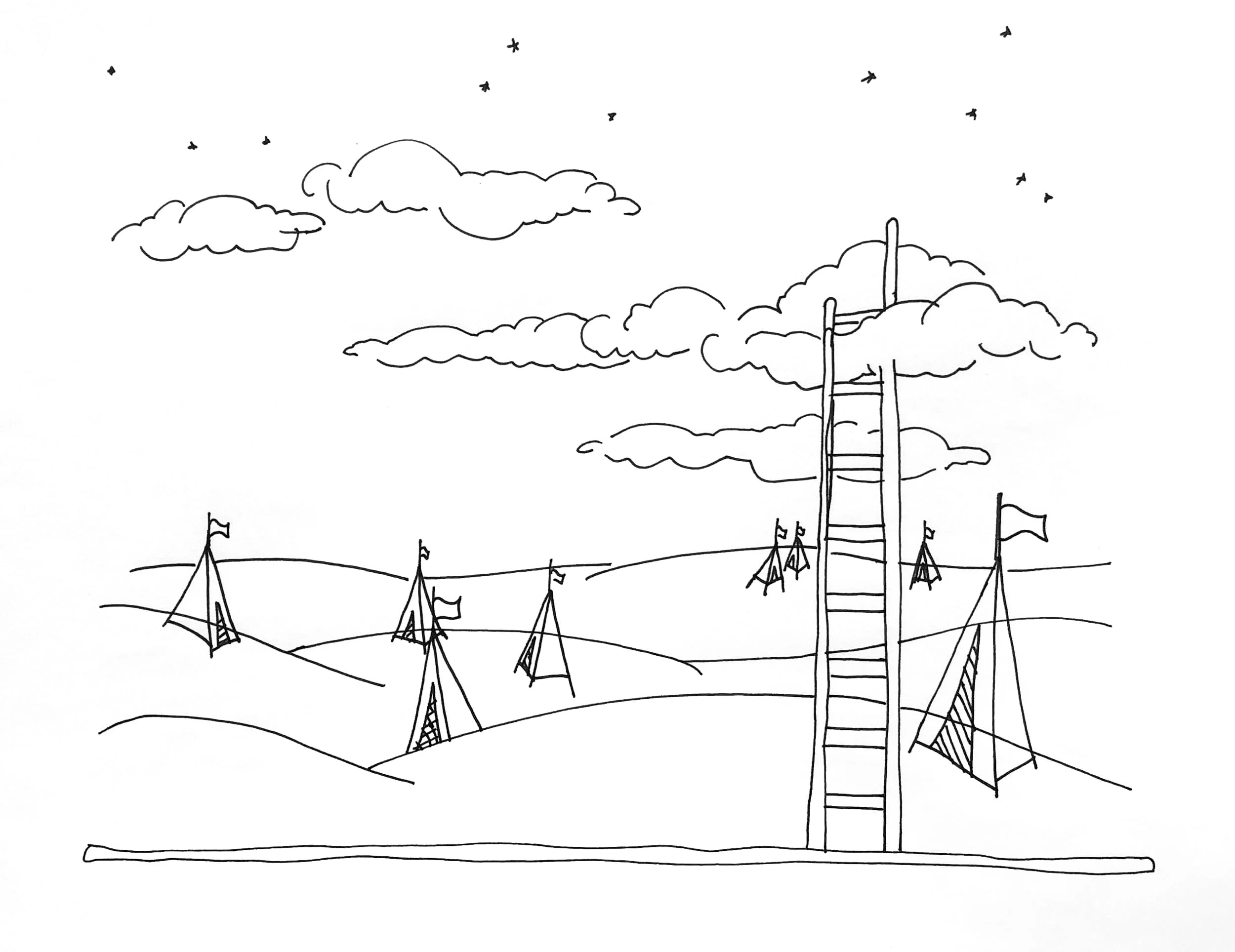 tents and a ladder.jpg