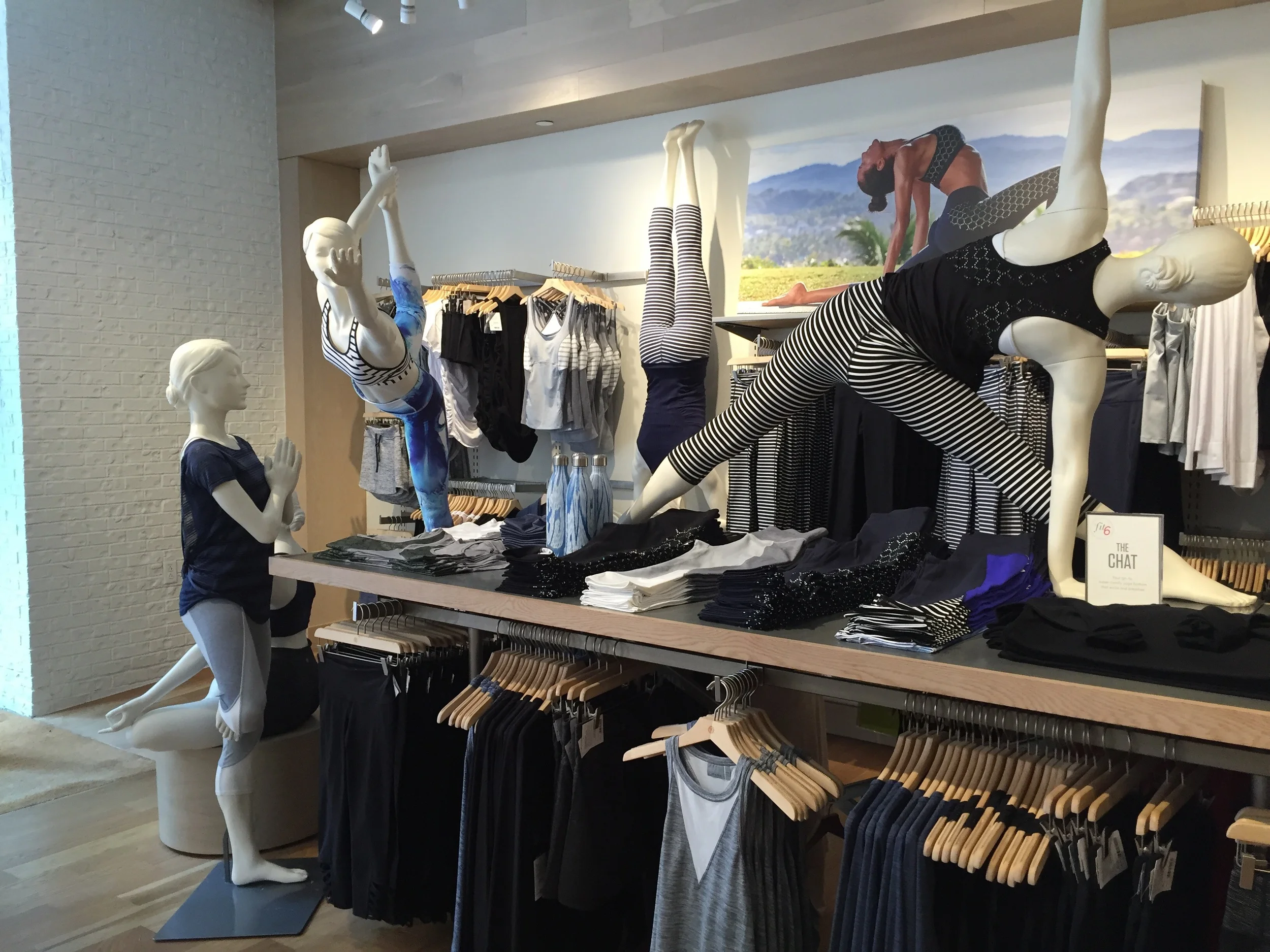 Athleta's well-dressed, well-posed mannequins