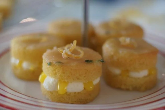 Lemon and Thyme Drizzle Cakes