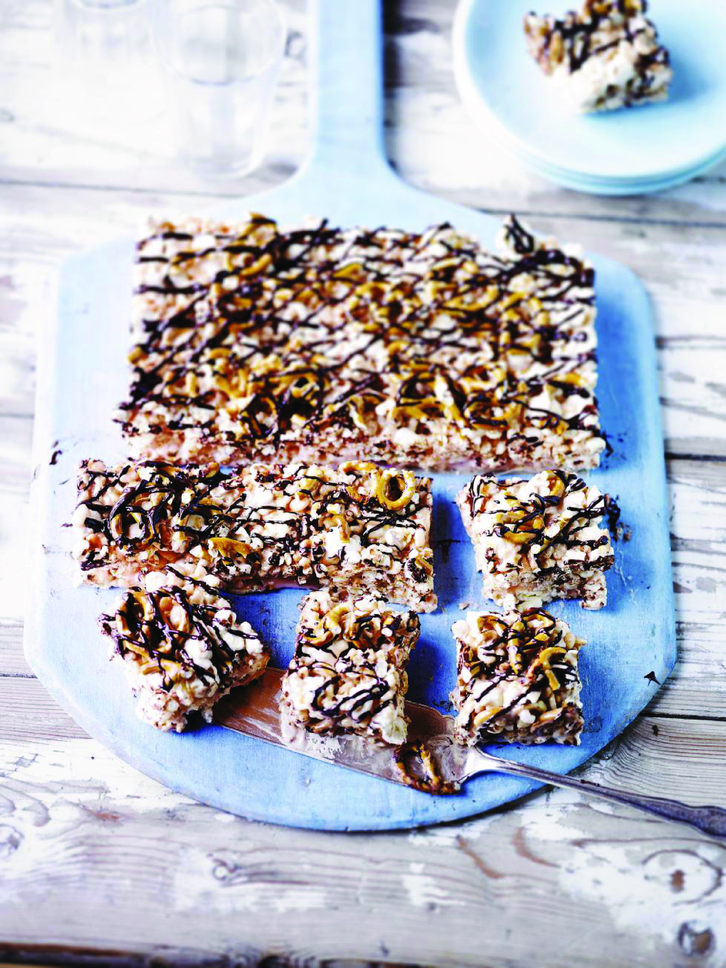 Salted Caramel Popcorn Bars