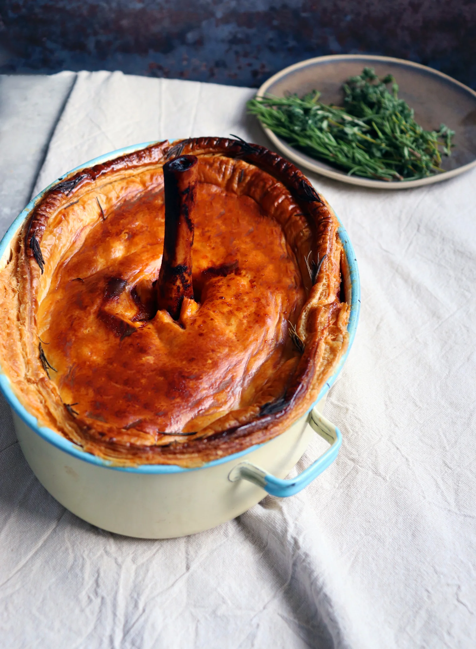 Pulled Lamb Shank And Red Wine Pie Baking Martha