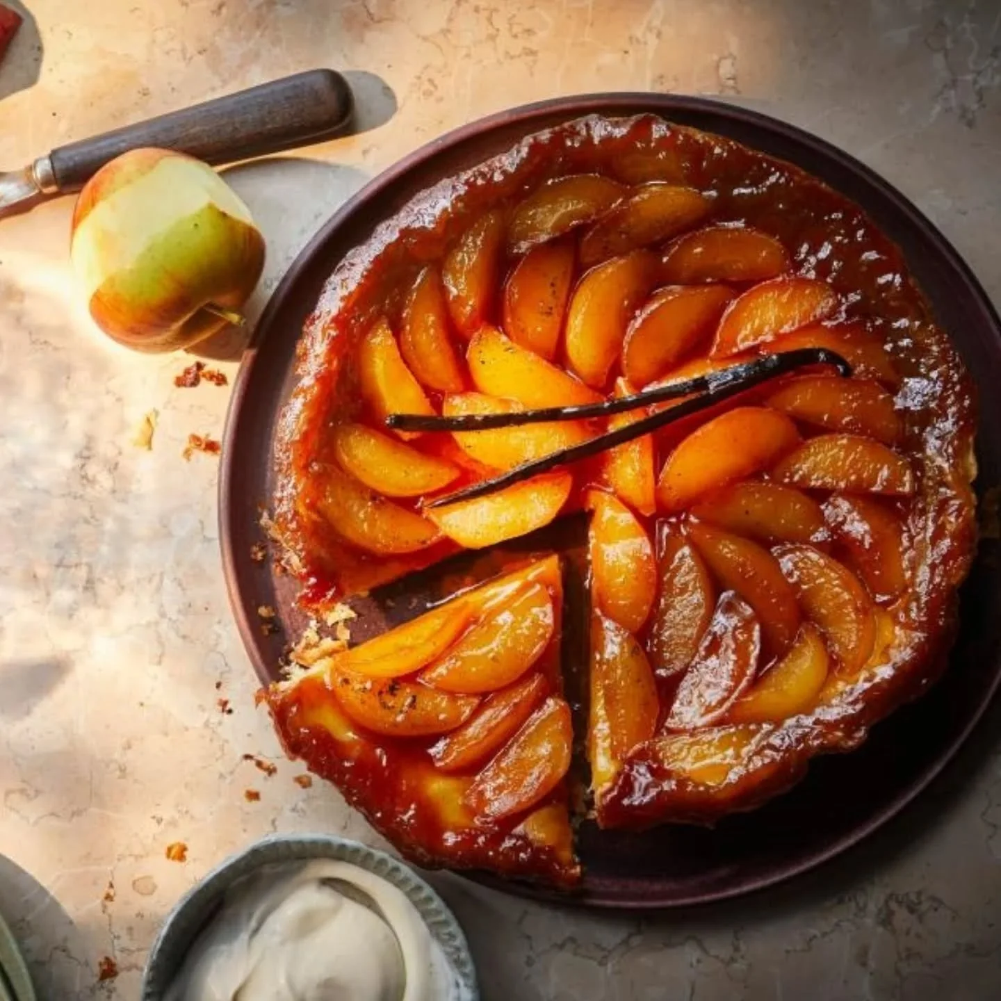 Autumn apples around every corner 🍎

Rubbing my hands gleefully as it's time to celebrate two of my favourite recipes I've written for @waitrose weekend - my best apple tarte tatin and my best apple cake. 

The tarte tatin is a french classic, soft 