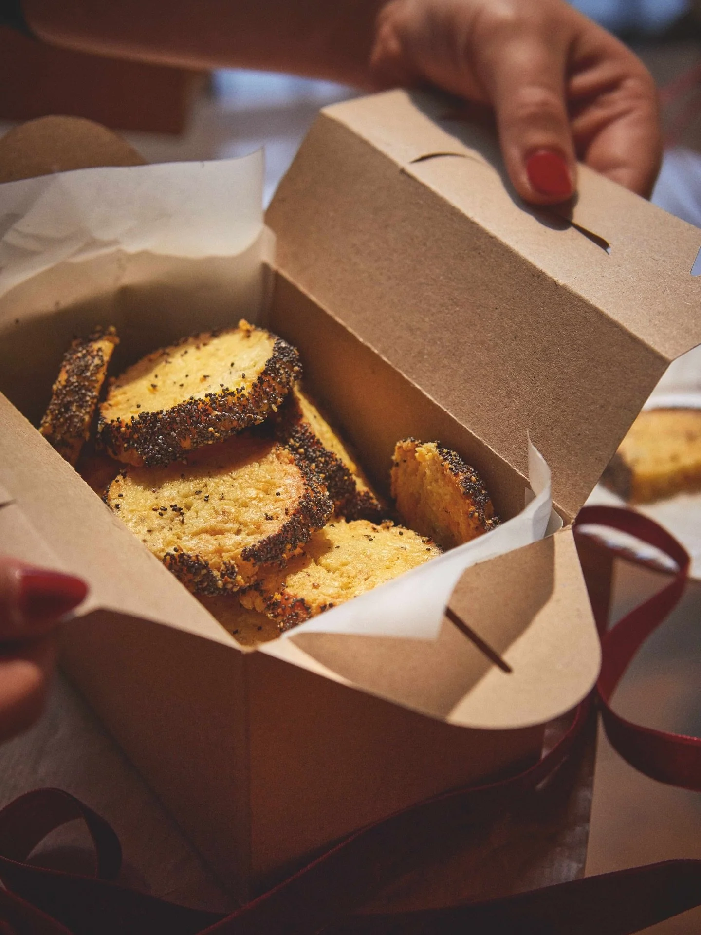 Four edible gifts that will disappear before they make it under the tree&hellip;

All the recipes were published in last week&rsquo;s Waitrose Weekend, and they&rsquo;re too good not to share here as well: salty Cacio e Pepe cheese biscuits, carameli