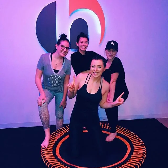 Welcome to the #belliconstudio team 🙌🏼😃 REPOST: @_arinotsorry_ Huge THANK YOU to these beautiful three (and manly two, @wucalanek & @paul.kunhardt ) for making my first bellicon class such a success!!! Thank you so much for coming out to our boutique studio!!•
•
Every Thursday @ 6:30pm - HIIT Style! •
I am so excited to teach every week 😄✨ Thank you everyone for your support!! •
•
I know a lot of you have expressed interest so PLEASE - come try my class!! Come sweat with me! I would loveeee to have you 😄💪🏻
•
I promise great music, a challenging workout (we’re in it together!) and a fun a$$ time! (I mean, we’re on trampolines for heavens sake!) @belliconstudiochi