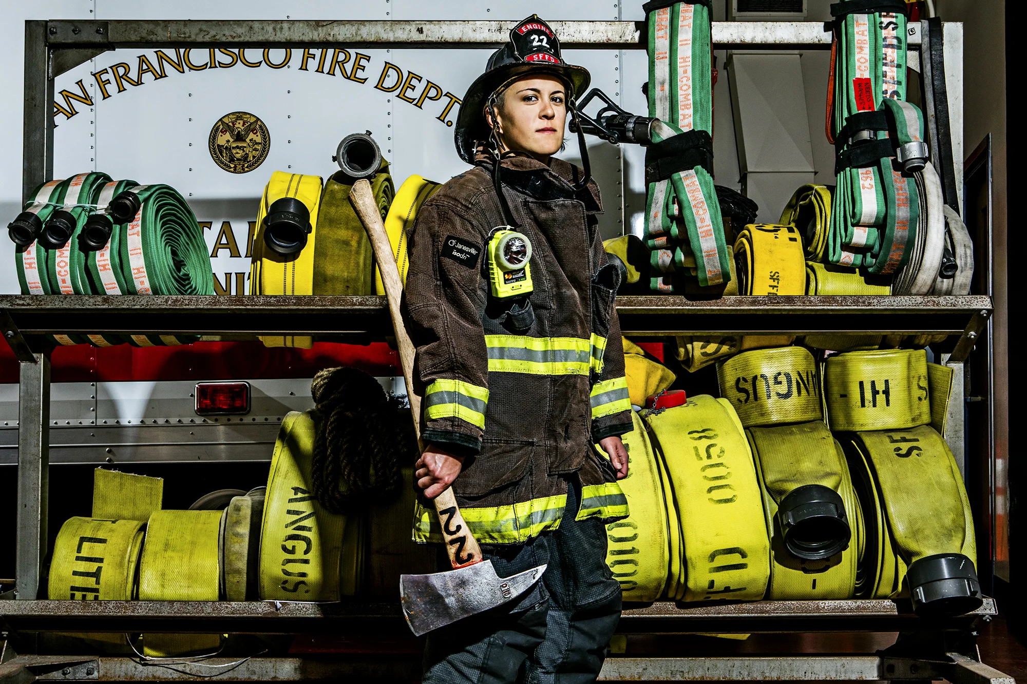 Holly Doudiet - Firefighter, 4 years. 