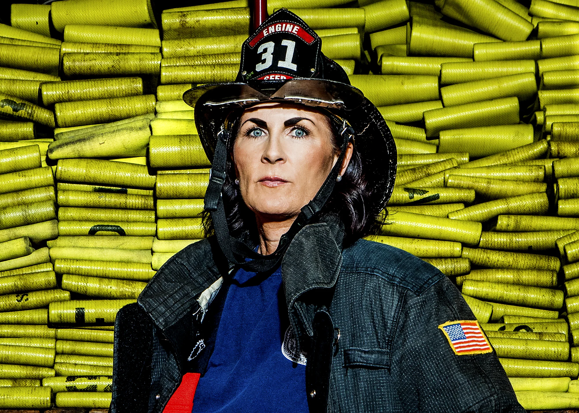 Marcella McCormack - Firefighter, 18 years. 