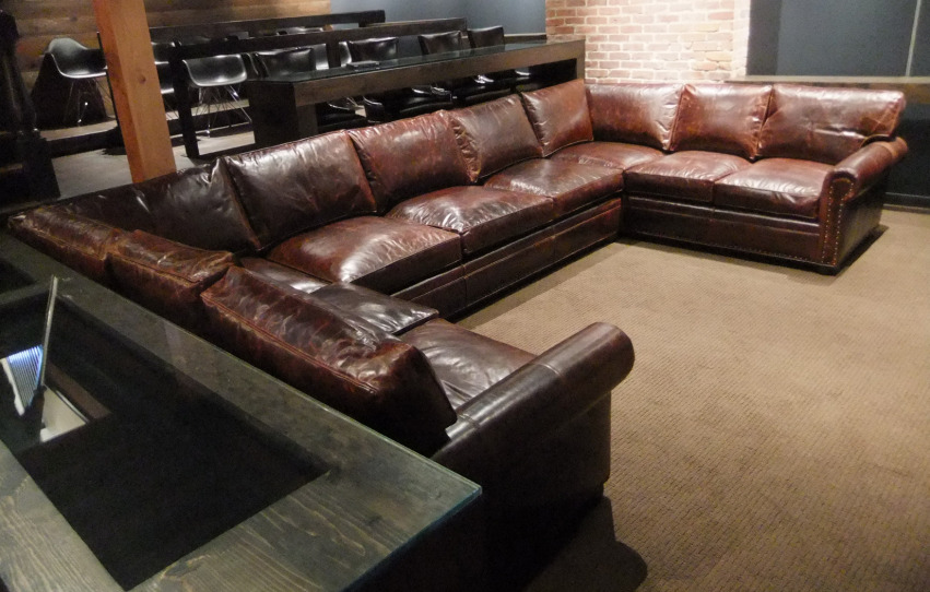 The Hemingway Sectional | Leather