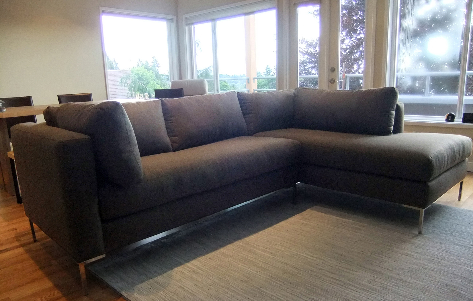 The Paige Sectional | Bumper ottoman