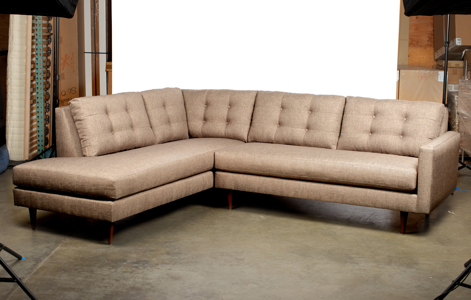 The Holland Sectional | Bumper Ottoman