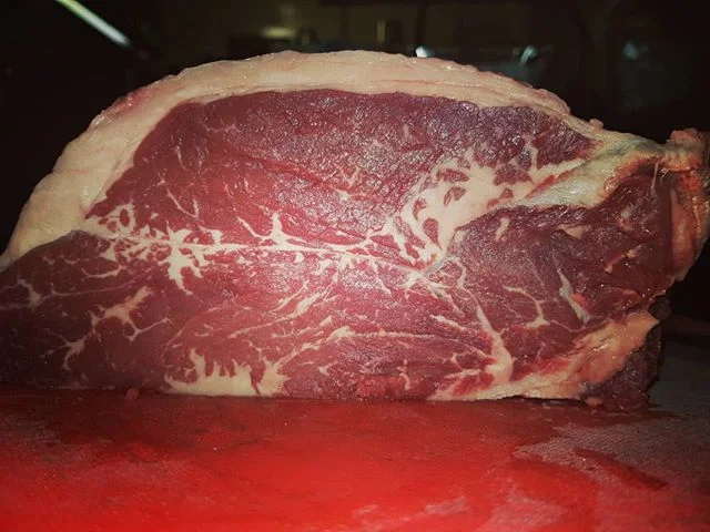 Fresh off the truck from our friends @jackscreekbeef and serving everyday from the Hood Bistro #striploin #angus #grainfed #awardwinning #allgood #inthehood