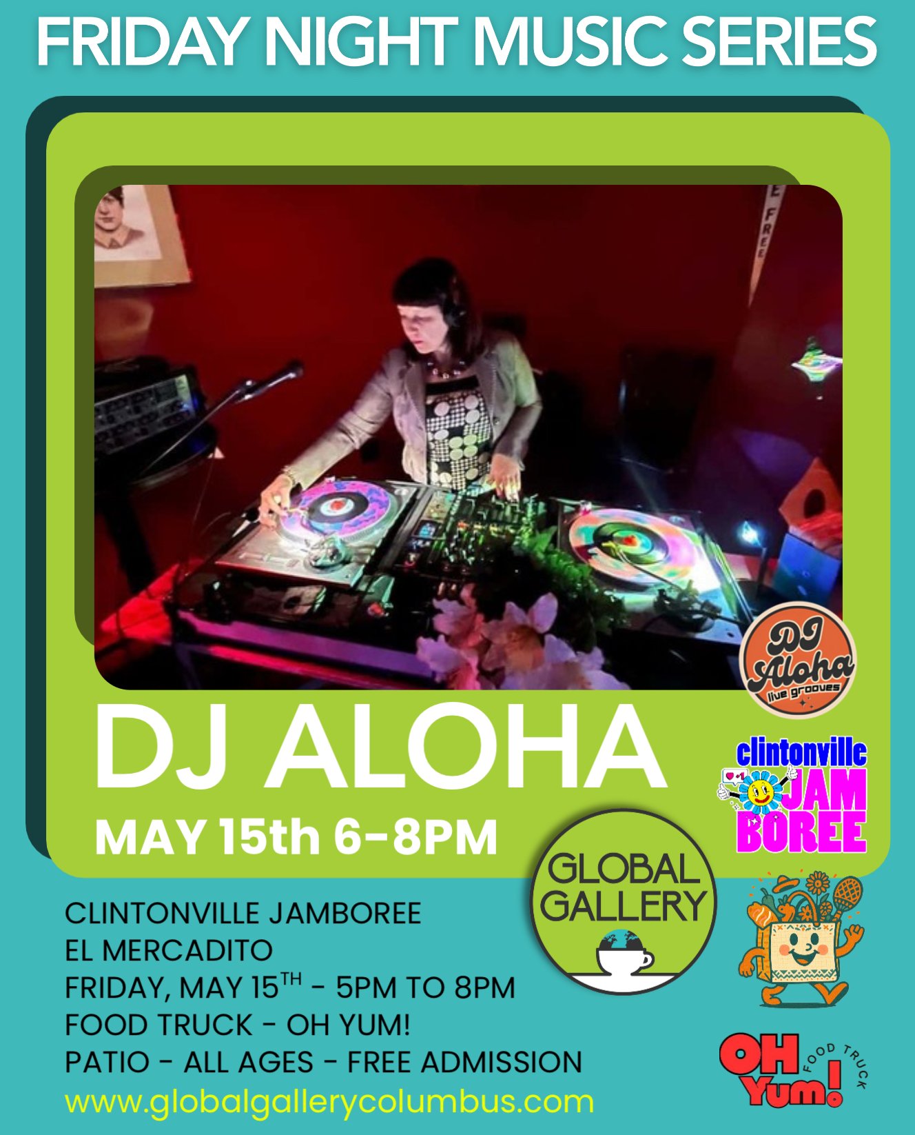 (Clintonville Jamboree)   El Mercadito Vendors DJ ALOHA
