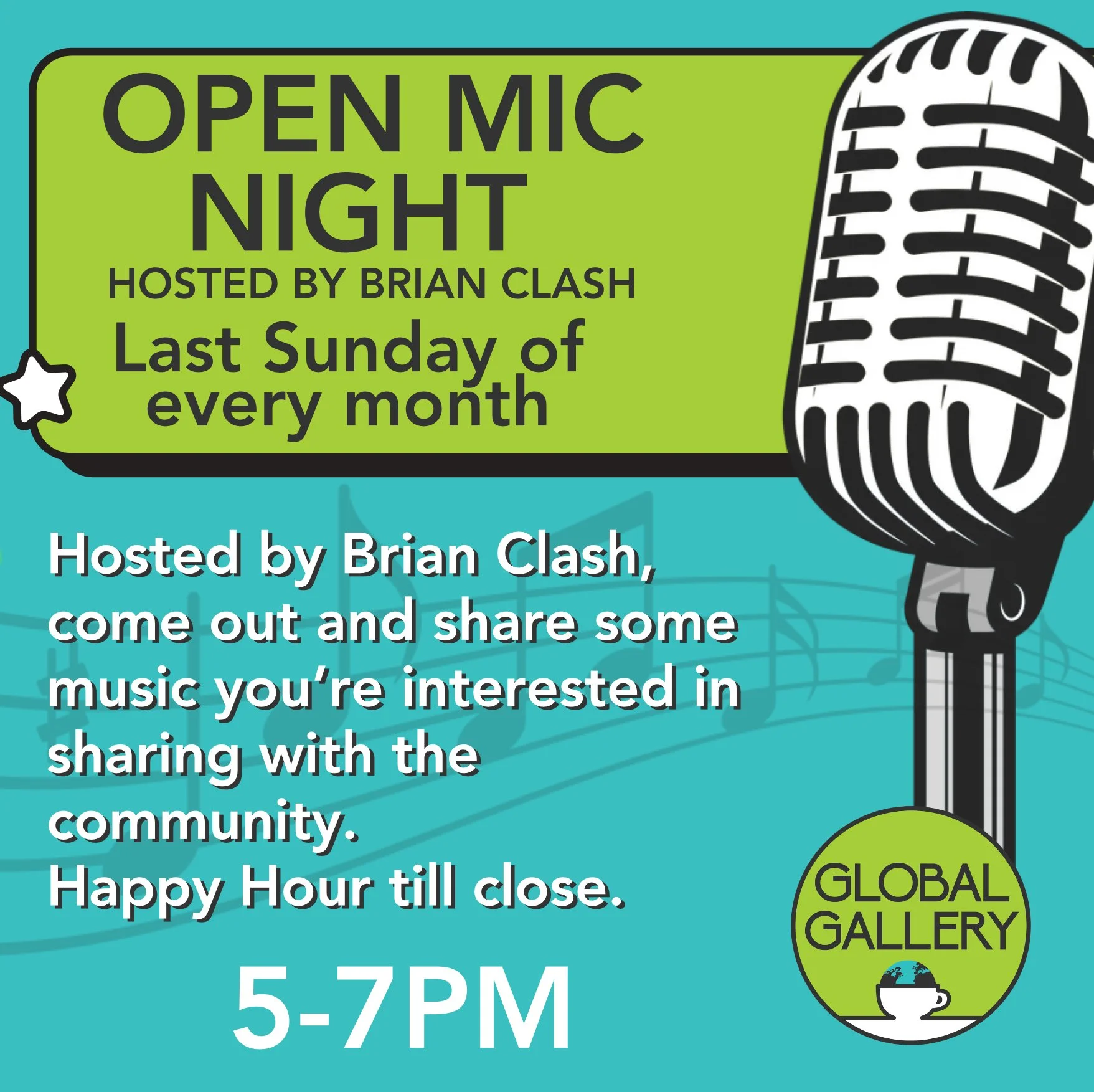 Open Mic! Hosted by Brian Clash